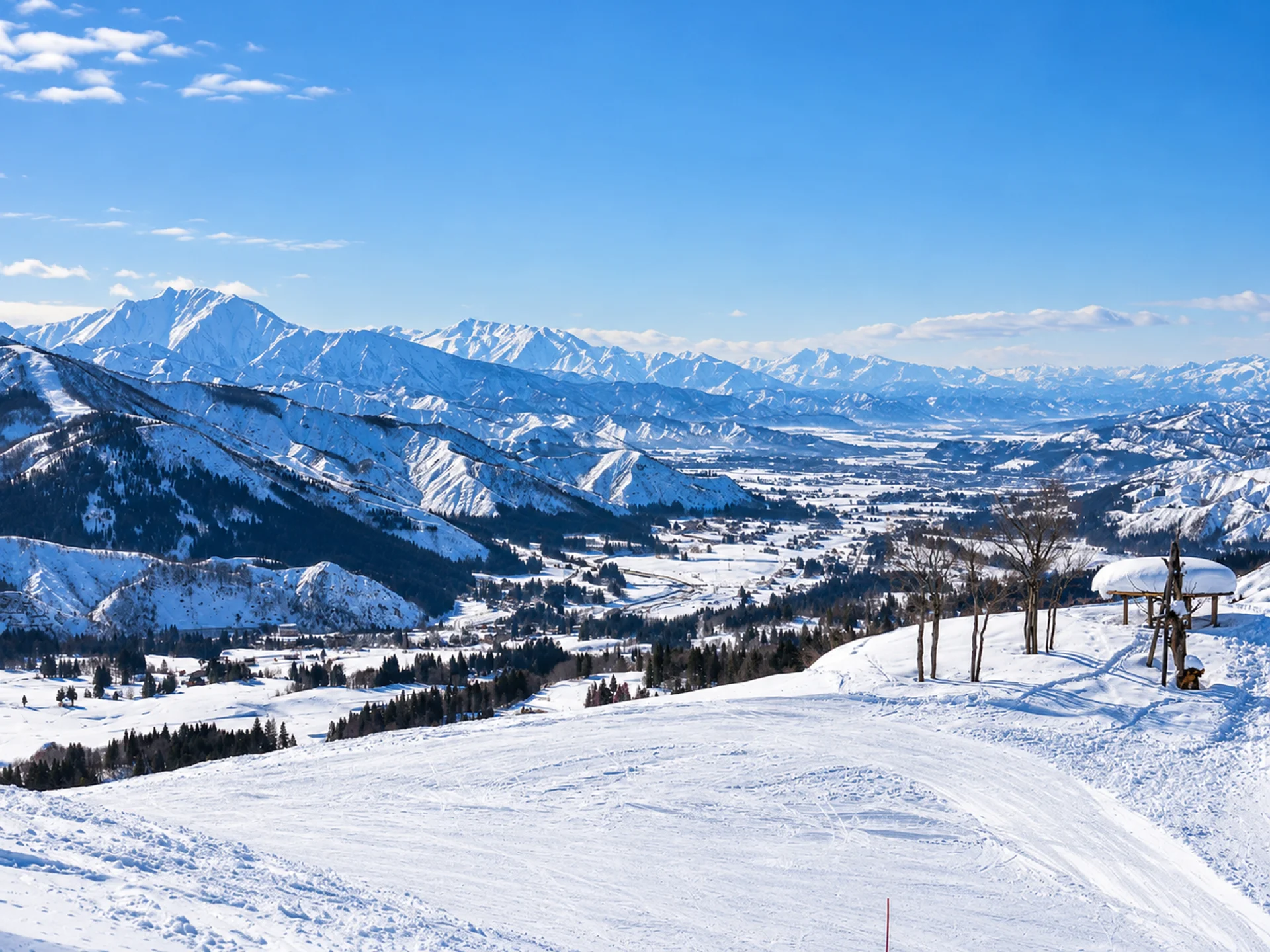Views from Suhara ski resort