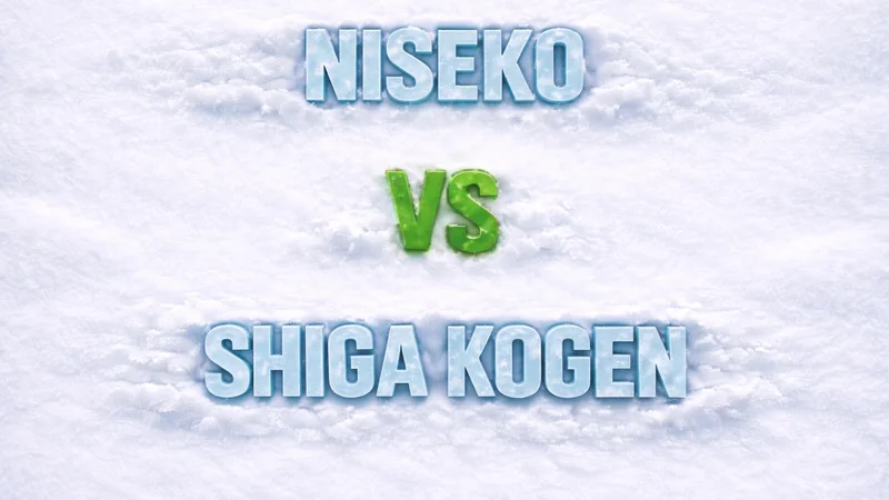 Niseko vs Shiga Kogen