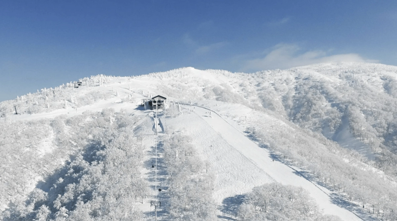 Ani Ski mountain with lift