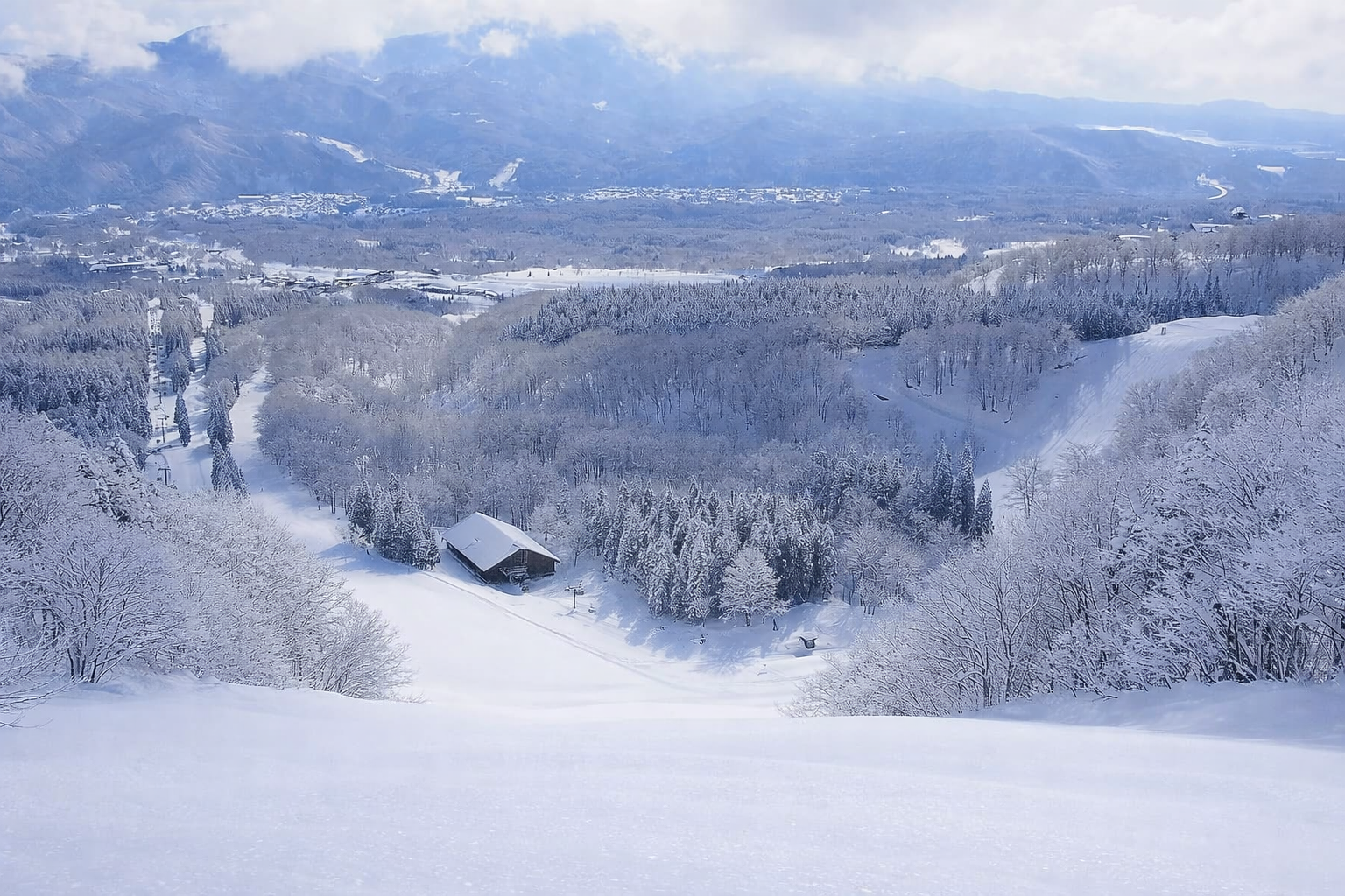 Powder day at Akakura Onsen