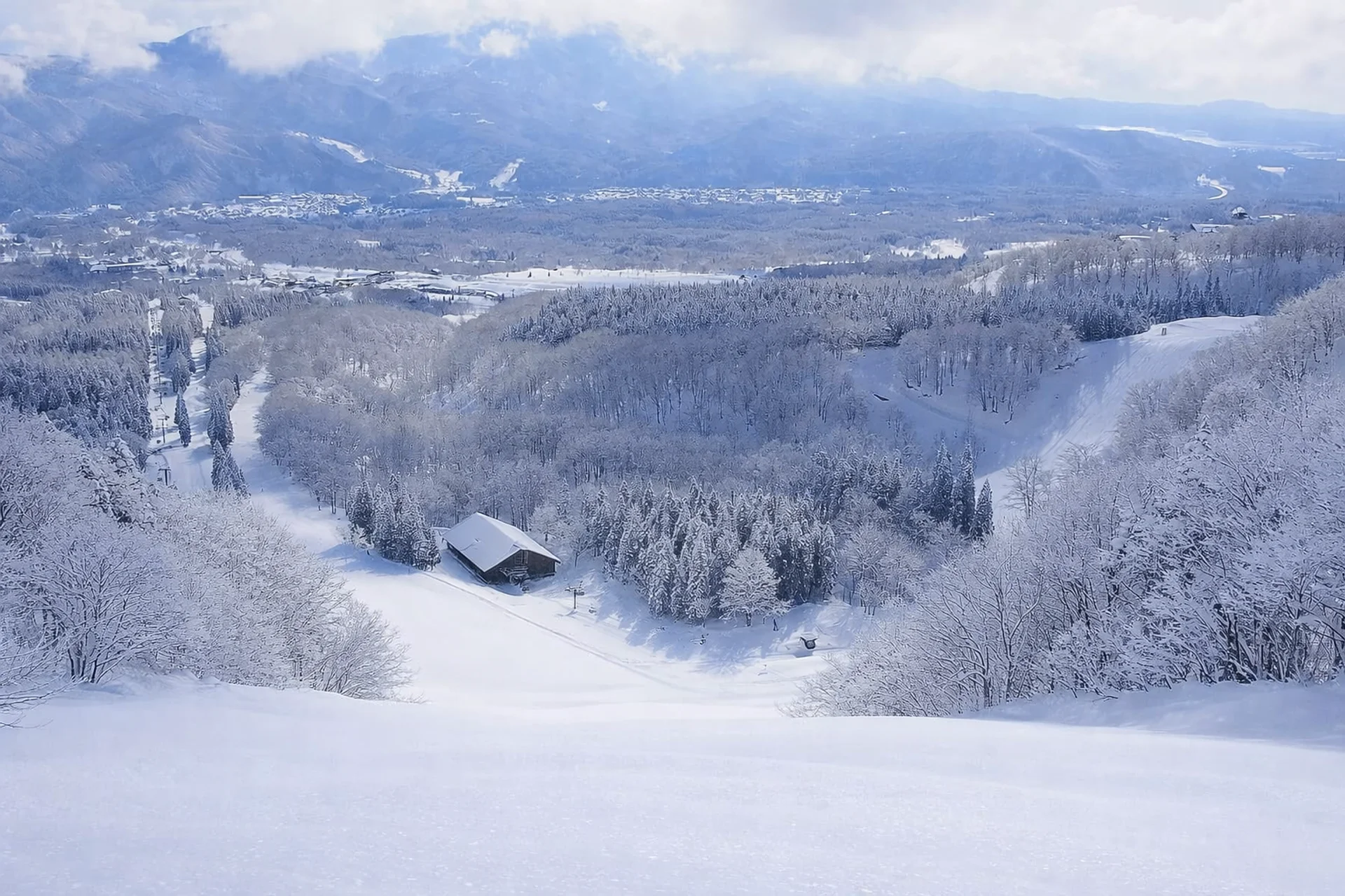 Powder day at Akakura Onsen