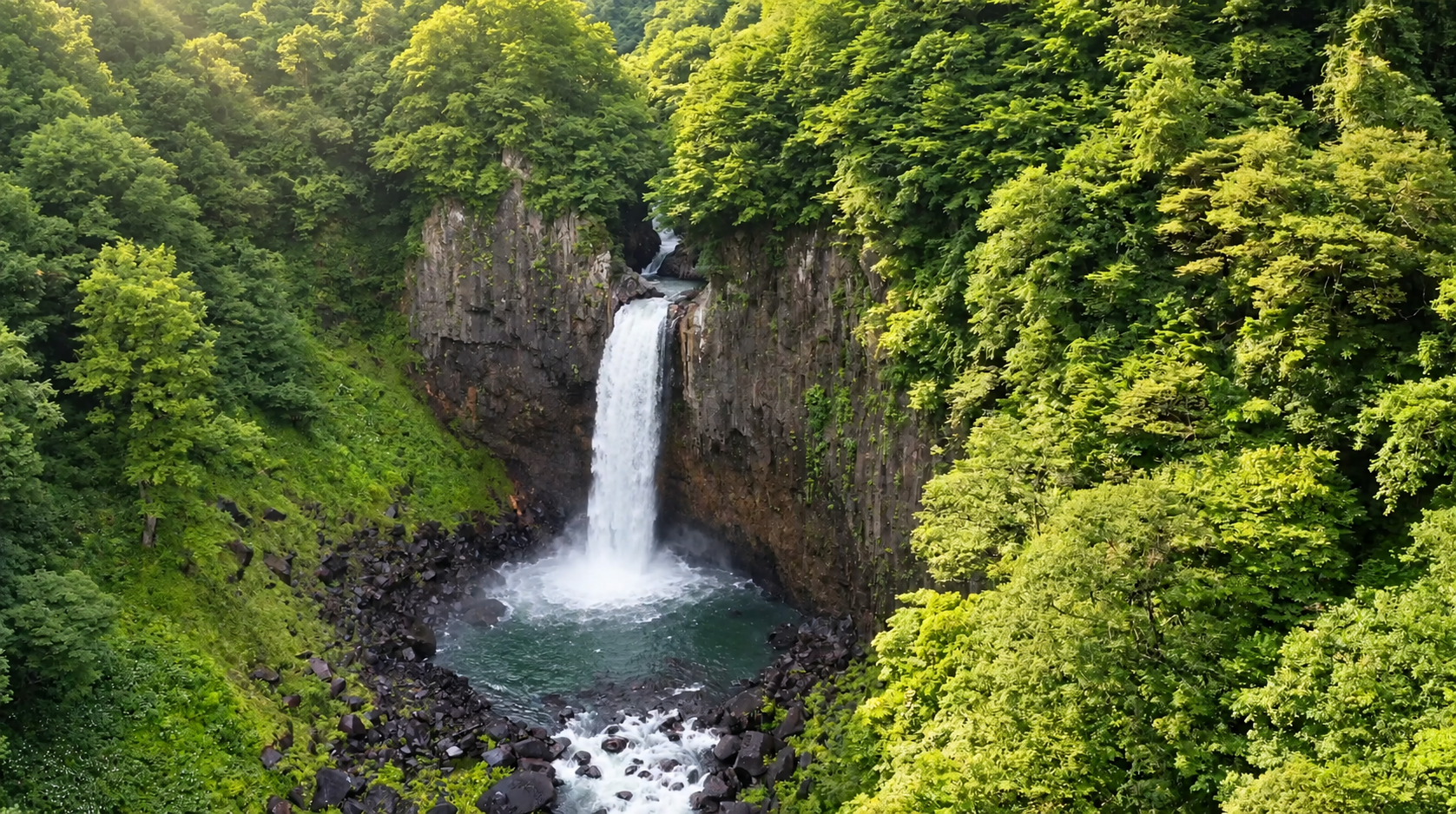 Waterfall in Myoko region