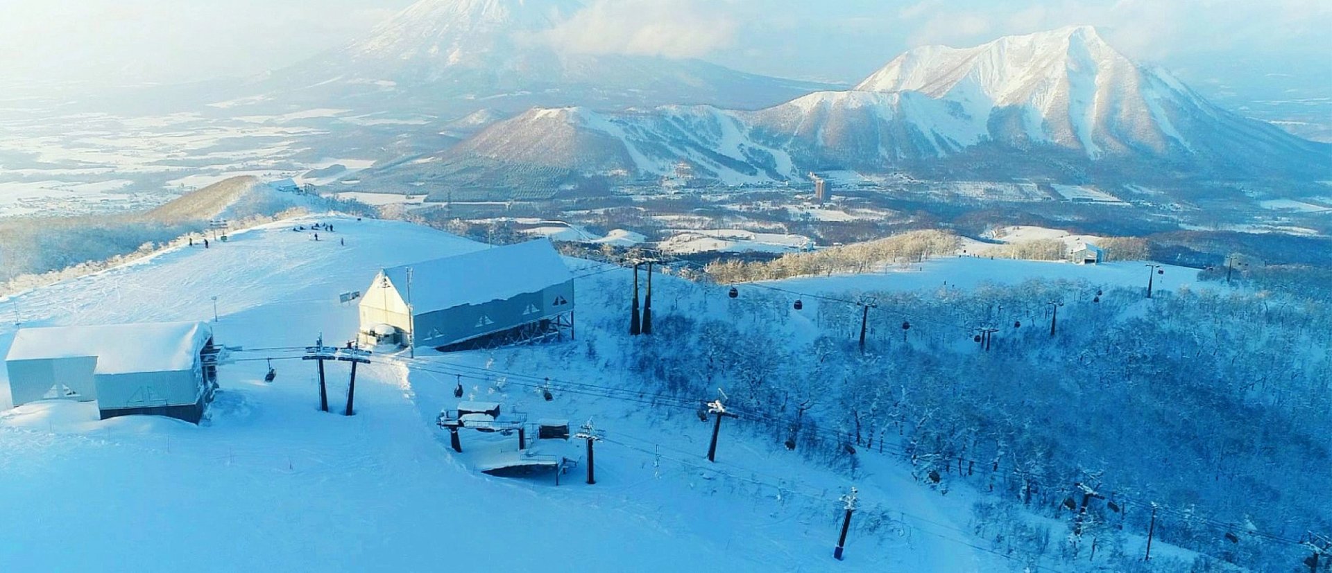 Sensational views of Rusutsu covered in snow