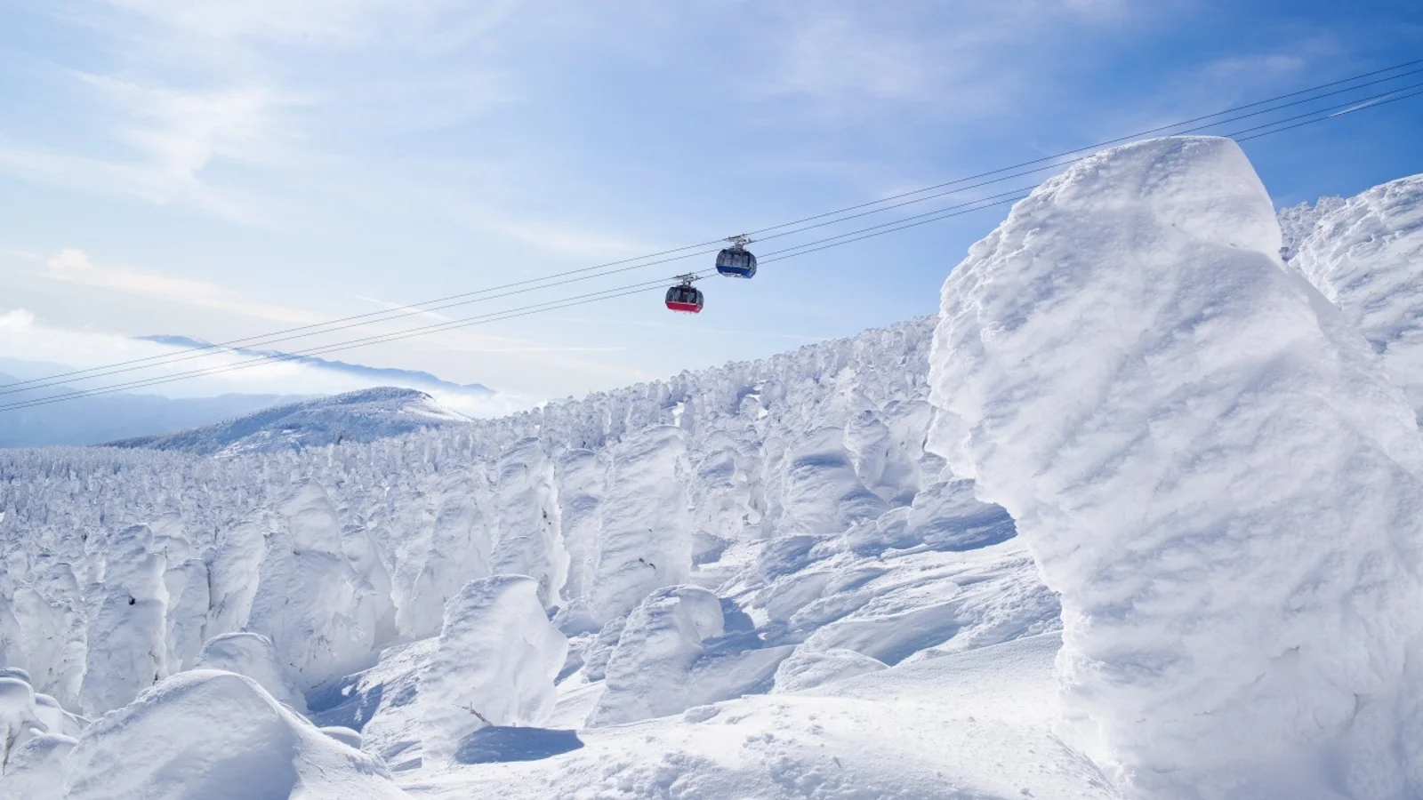 Snow monsters form from epic amounts of Japow at Hakkoda