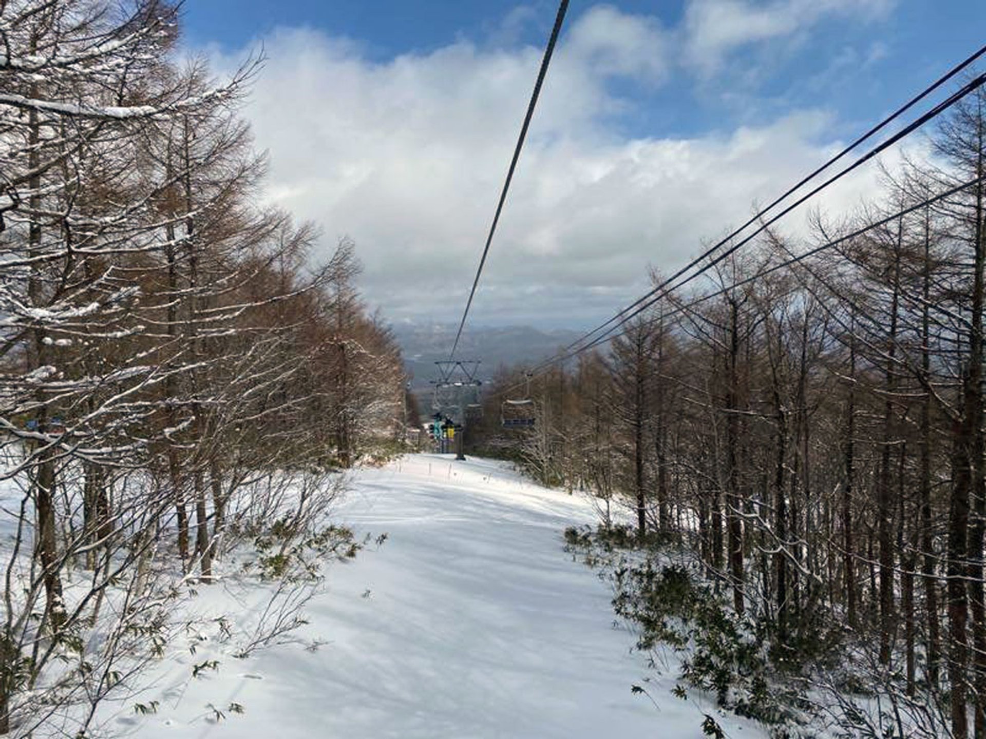Chairlift ride at Grandee Hatoriko