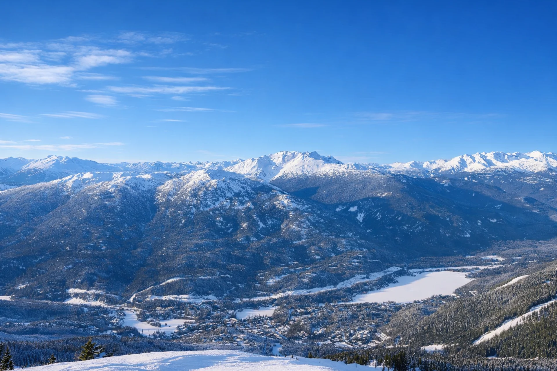 Views from on top of Yonezawa Snow World 