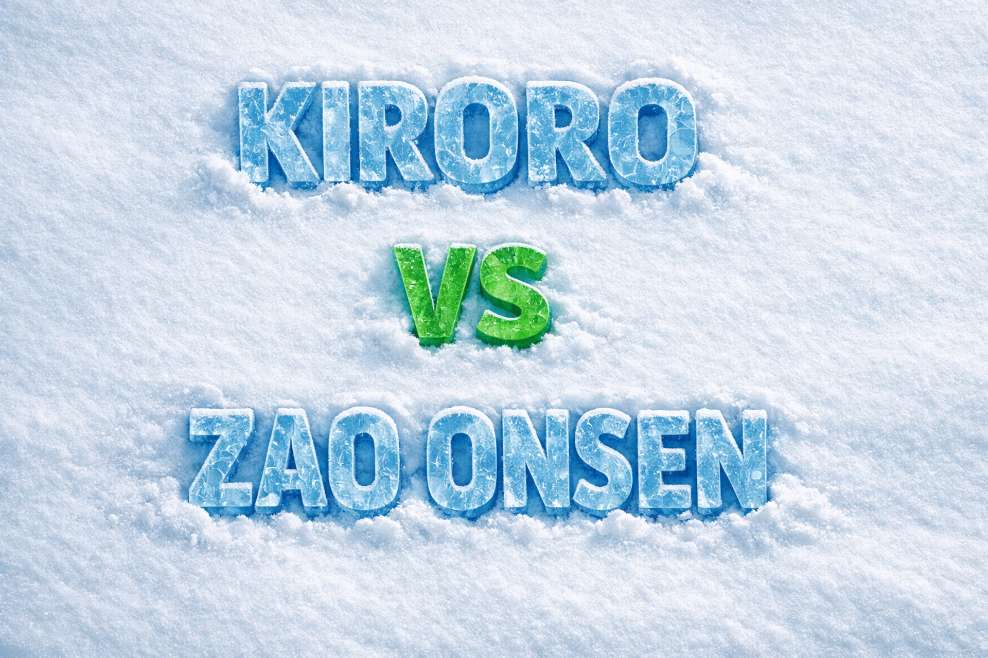 Kiroro vs Zao Onsen