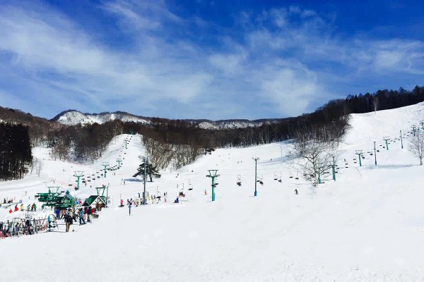 Chairlifts at Fujiwara Snow & Spa Resort