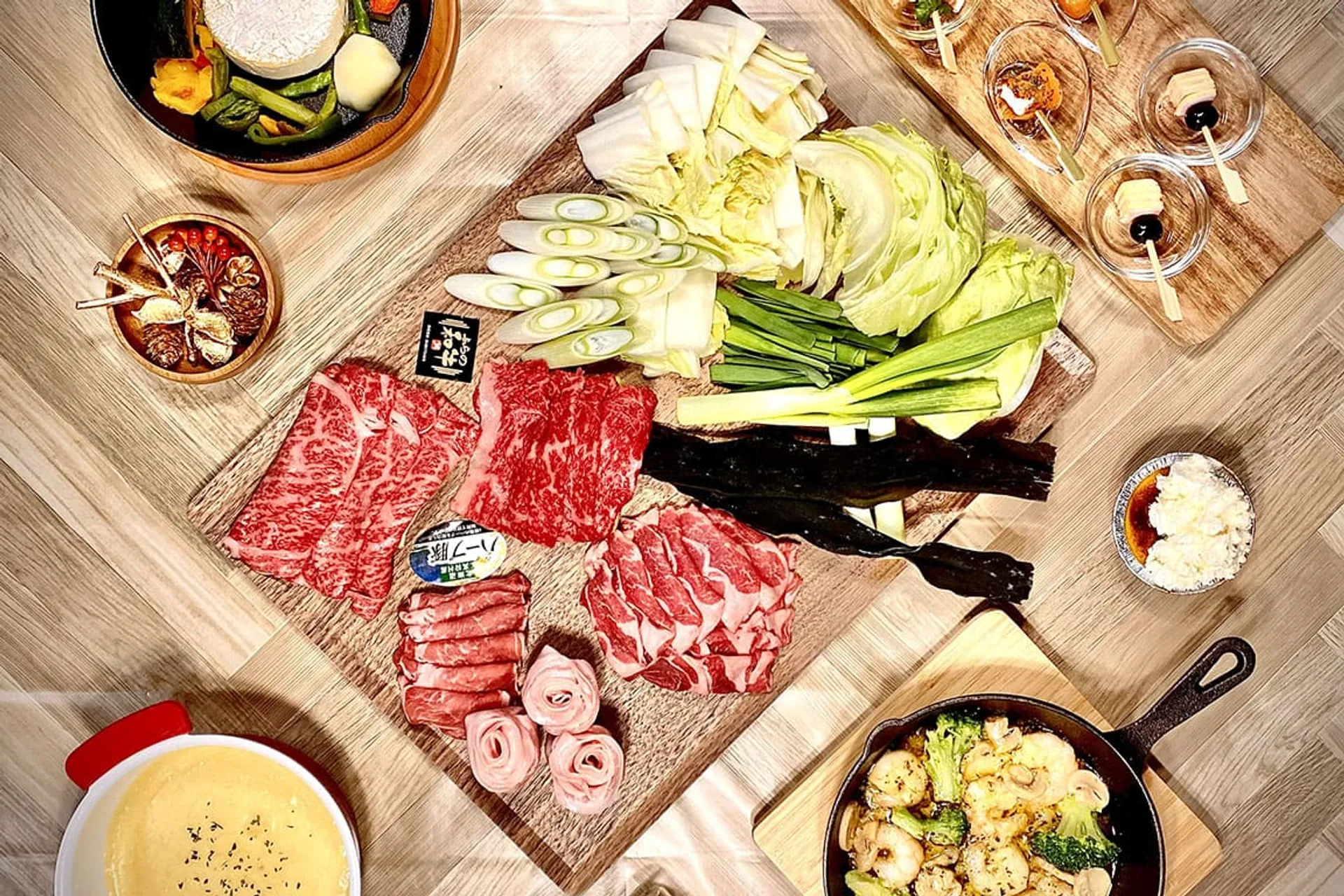 BBQ glamping food
