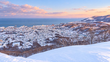 Beautiful views of the city of Otaru