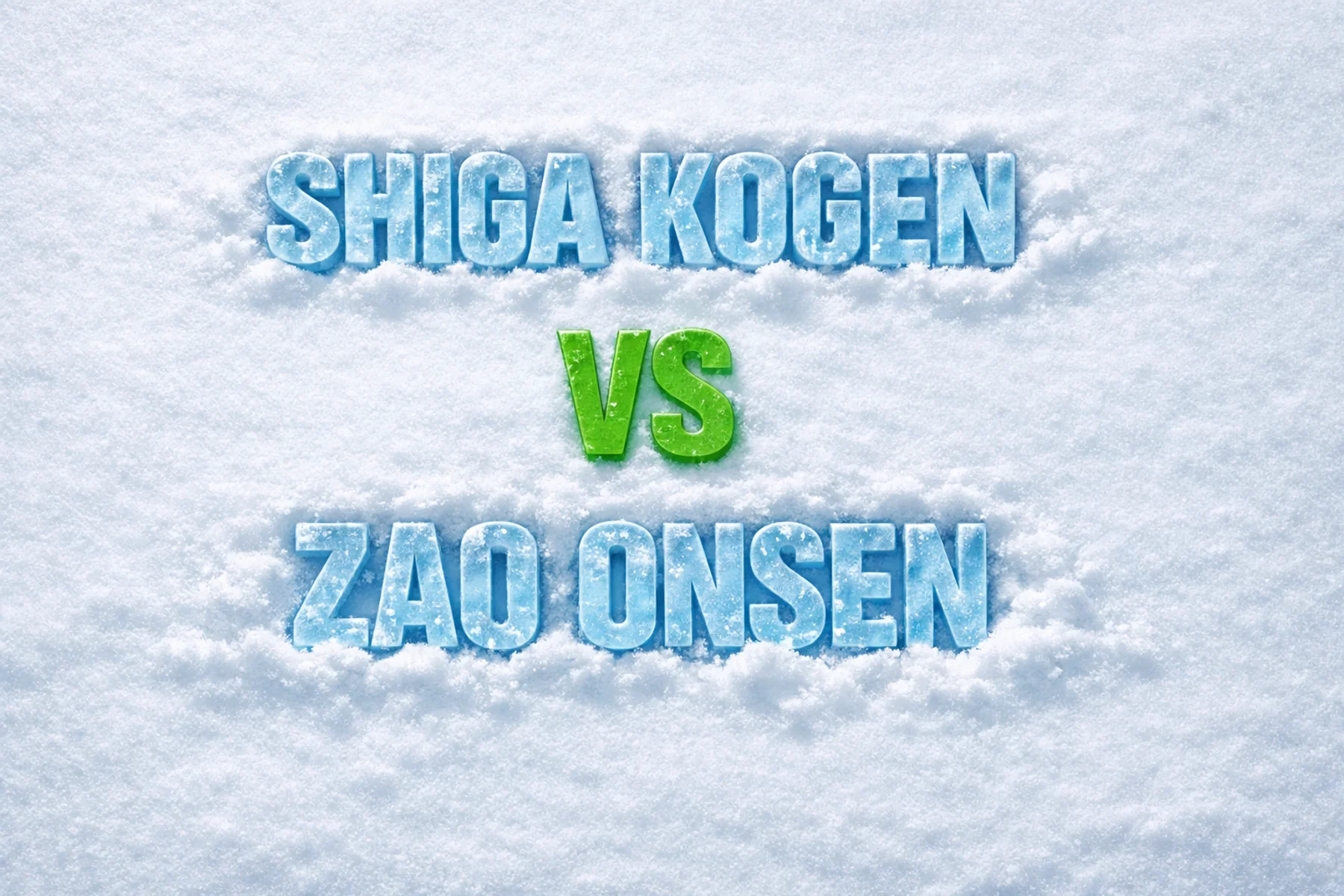 Shiga Kogen vs Zao Onsen ski hero graphic