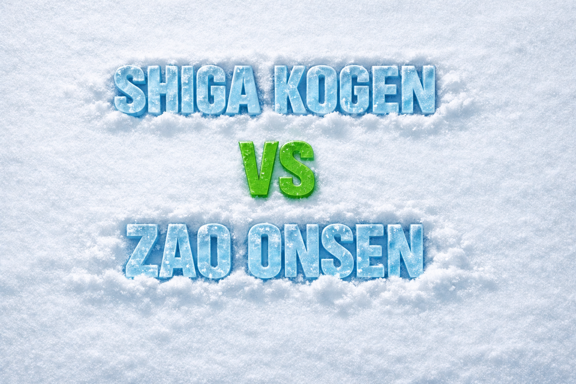 Shiga Kogen vs Zao Onsen ski hero graphic