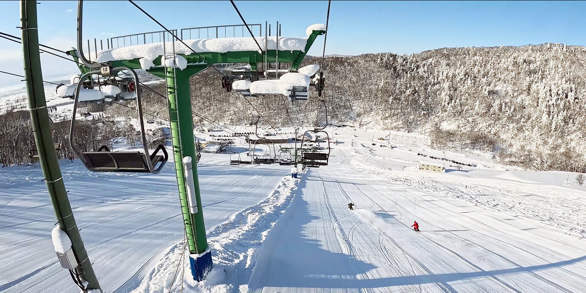 Pippu ski resort from chairlift