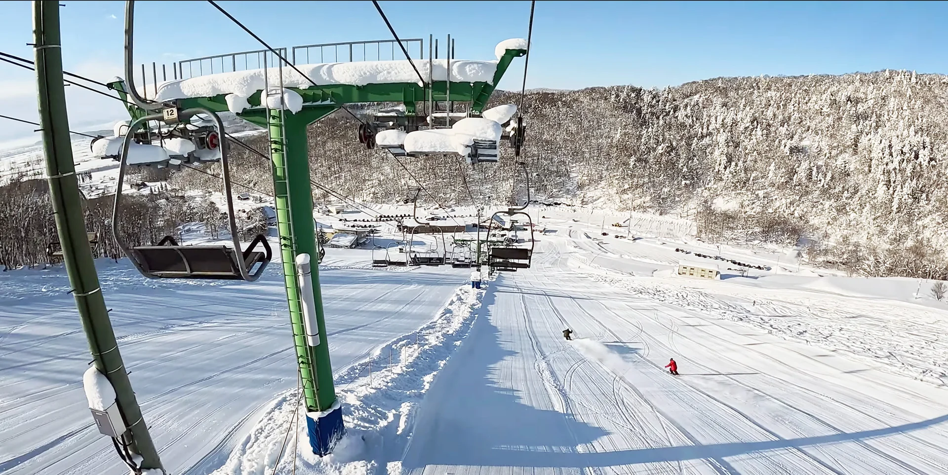Pippu ski resort from chairlift