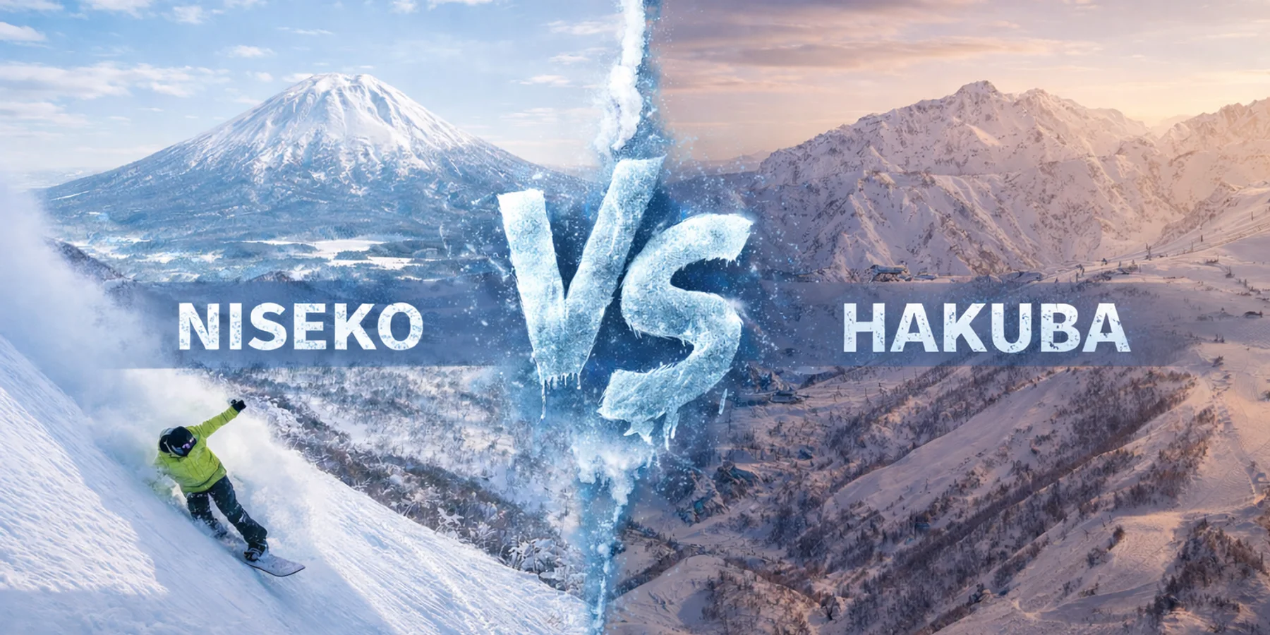 Niskeo vs Hakuba banner graphic