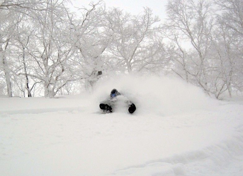 Pitted in powder at Asahidake