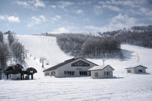 View looking up Shirakaba 2 In 1 Ski Resort