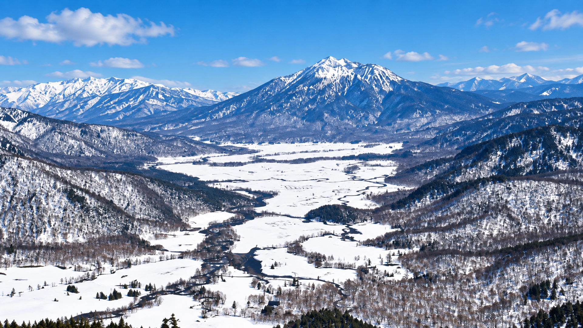 Katashina valley on a nice day