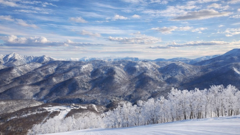 Views over the Shiga Kogen mountain range