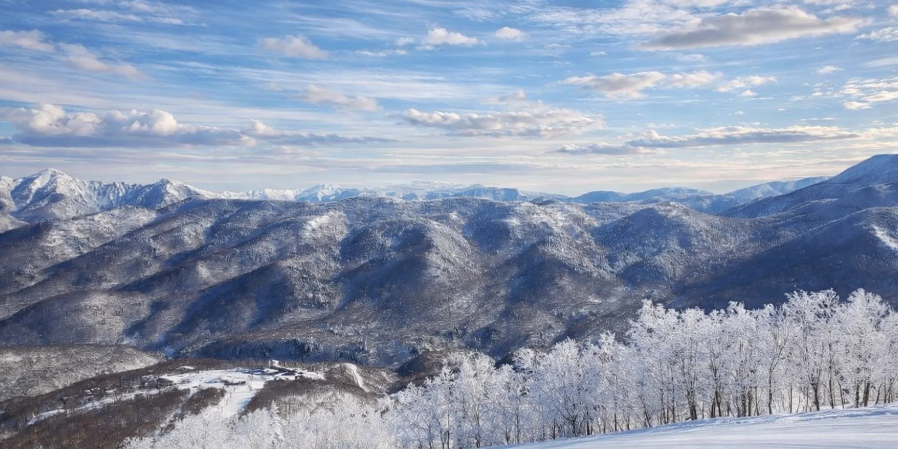 Views over the Shiga Kogen mountain range