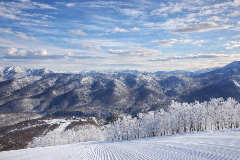 Views over the Shiga Kogen mountain range