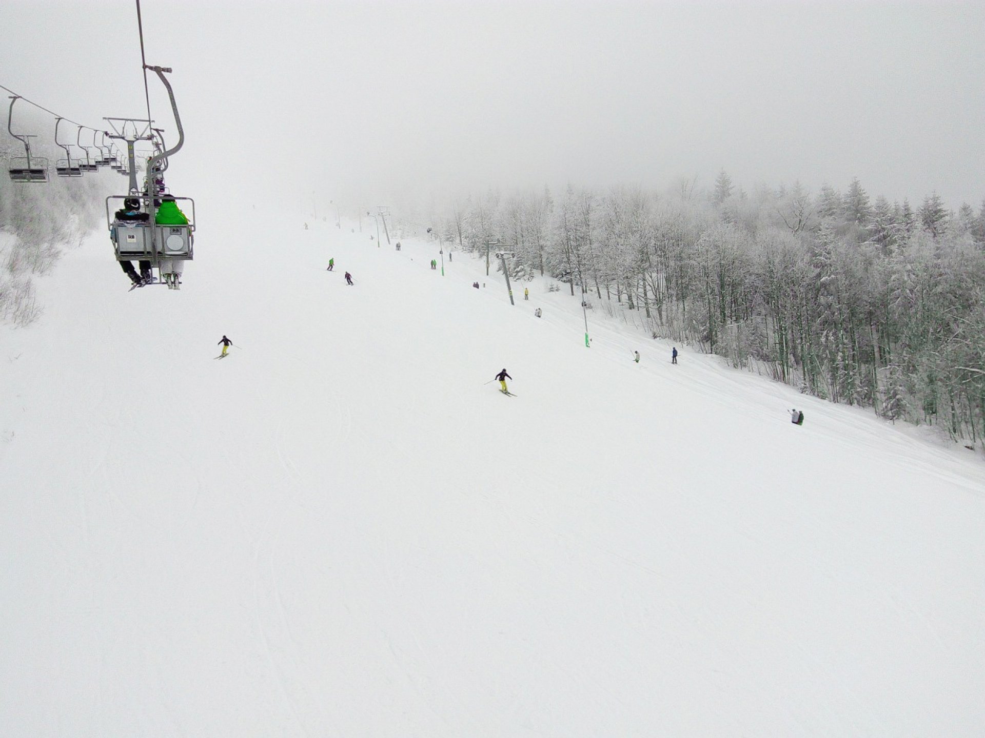 Snowy day at Moya Hills 