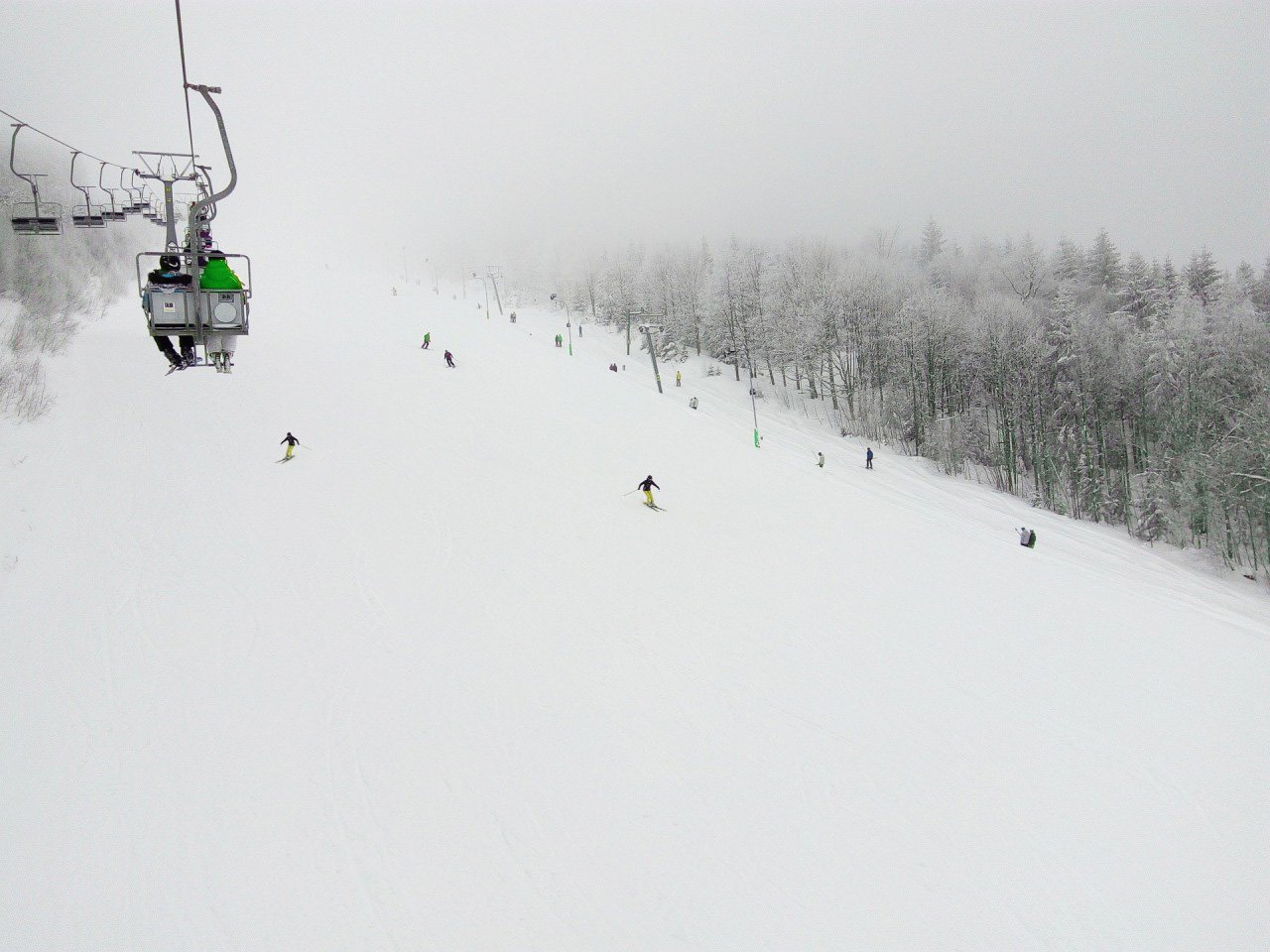 Snowy day at Moya Hills