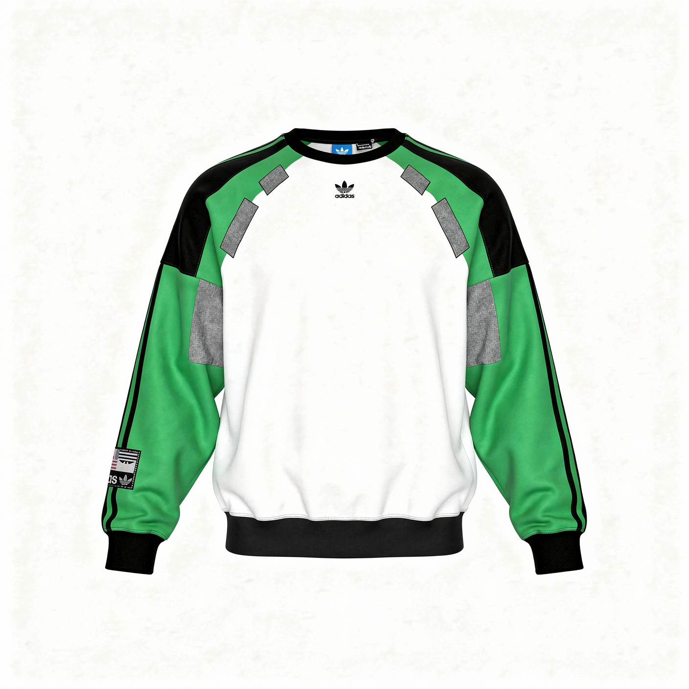 Adidas sweatshirt generated with precise colors