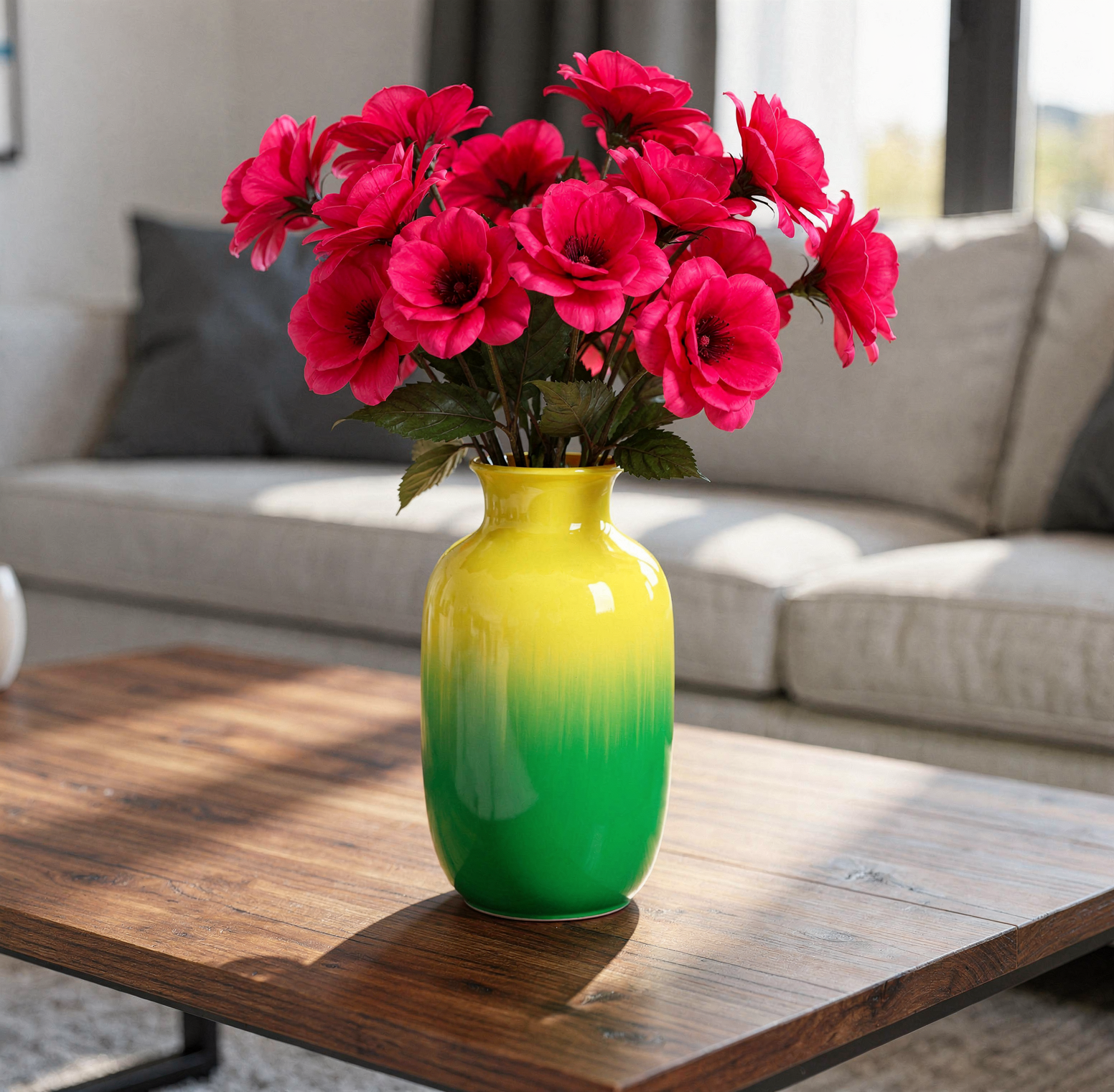 Vase with gradient colors