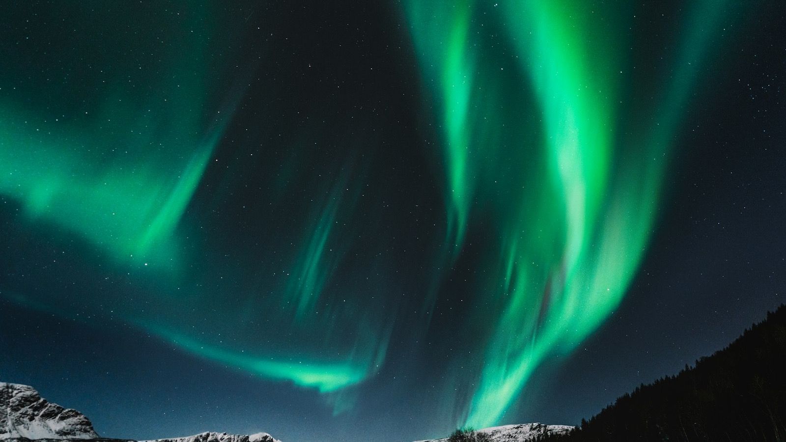 Keyframe 3 — green aurora