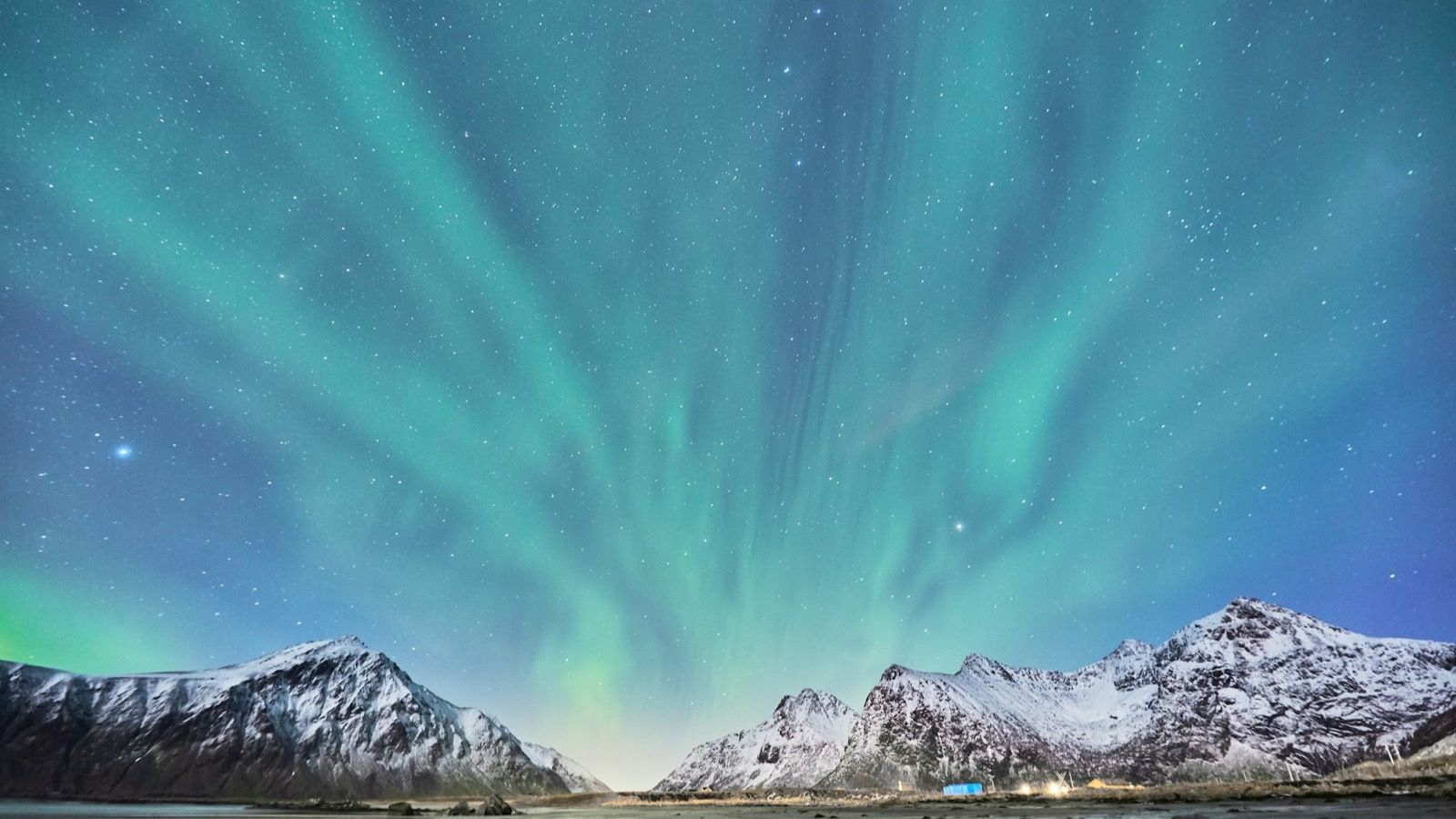 Keyframe 2 — teal aurora