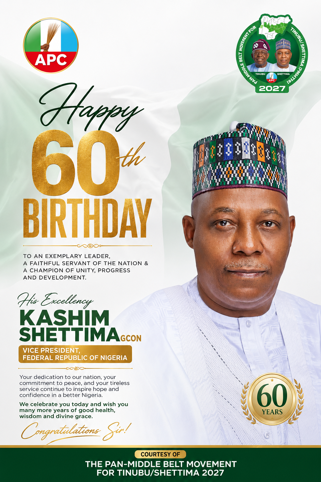 Birthday post for Vice President