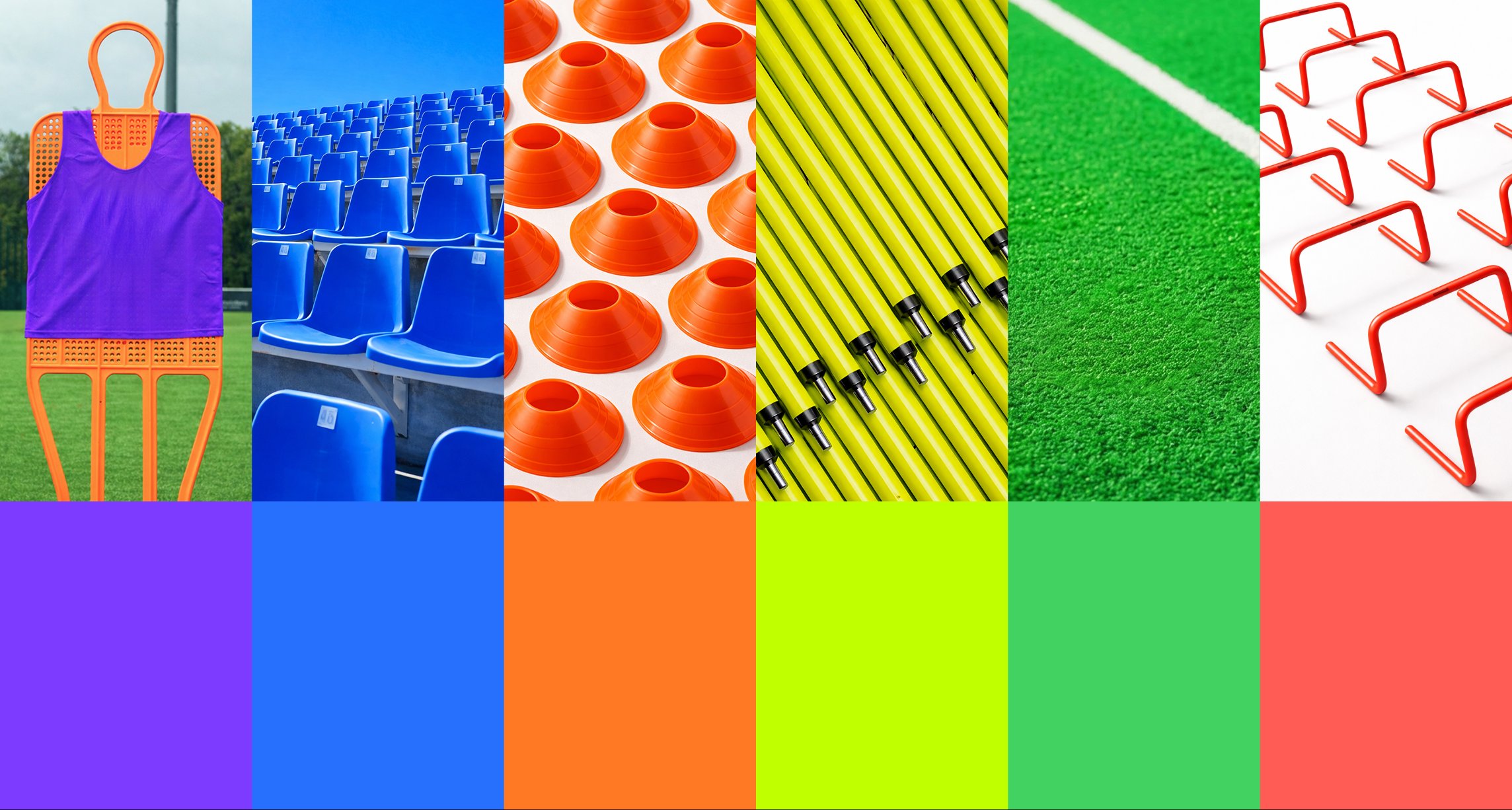 Цвета футбольного инвентаря