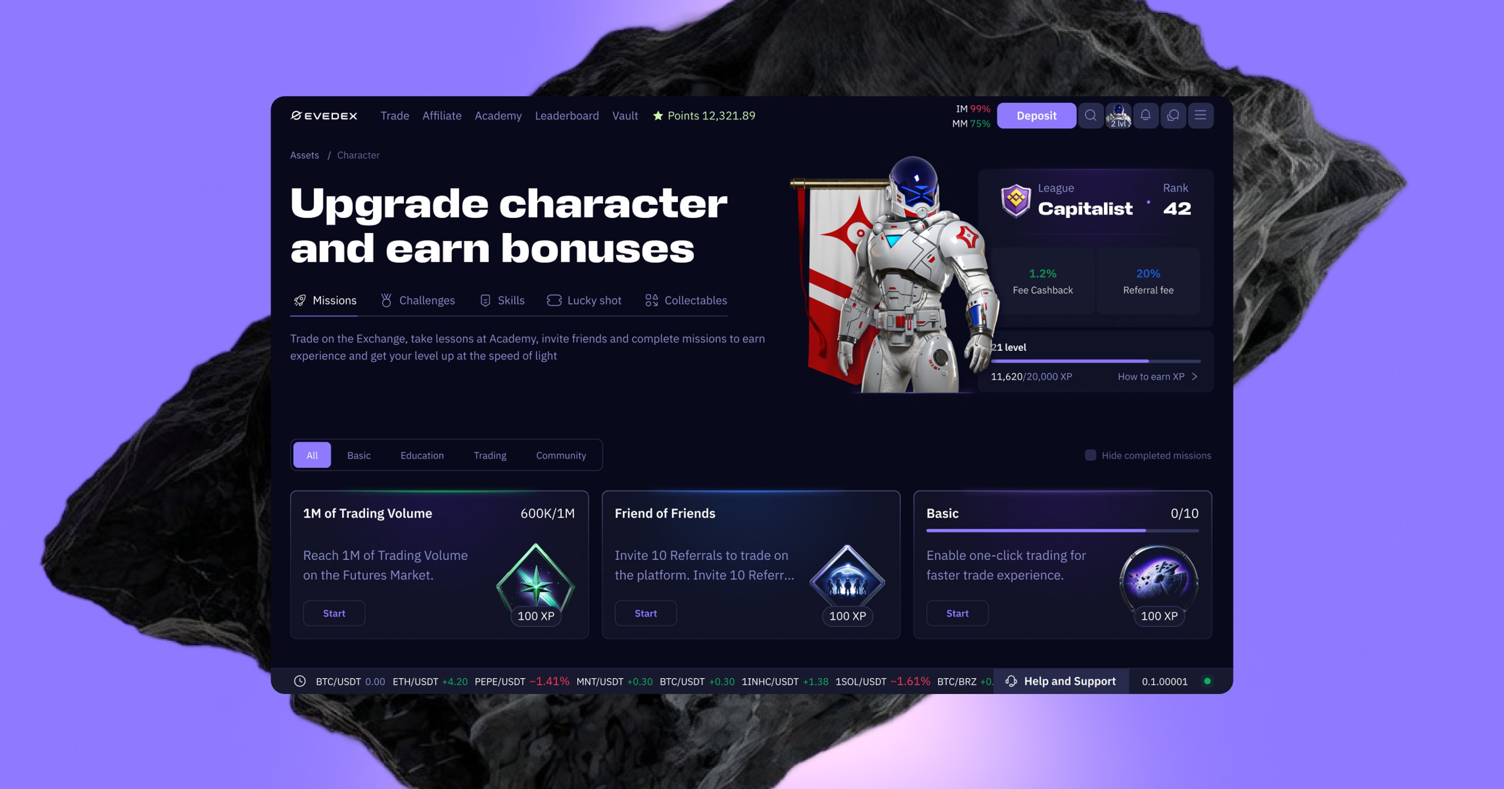 Страница персонажа