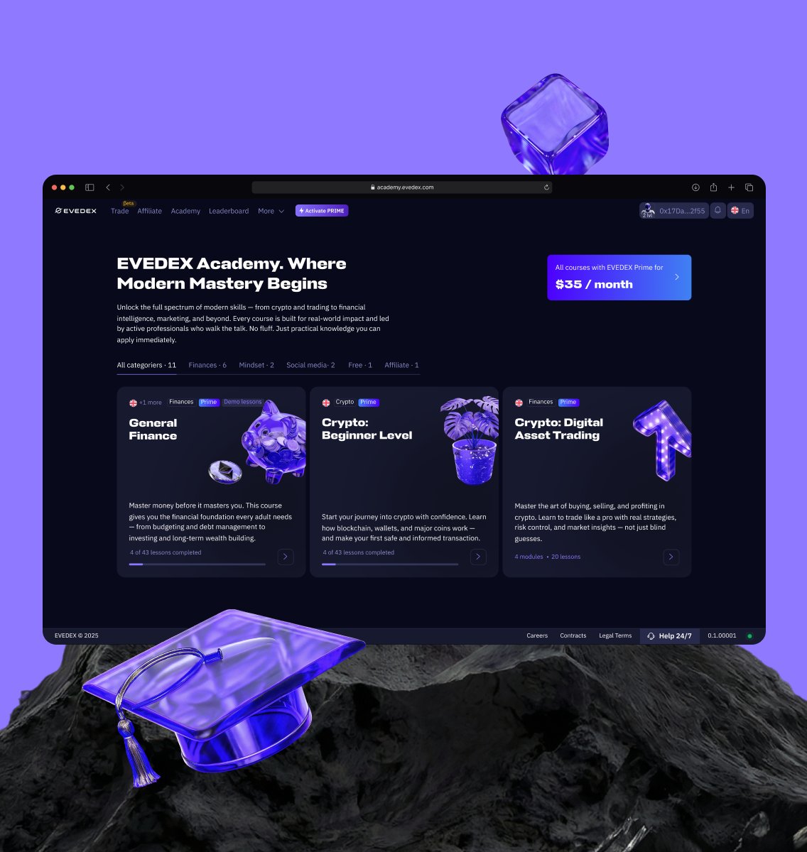 Интерфейс Академии