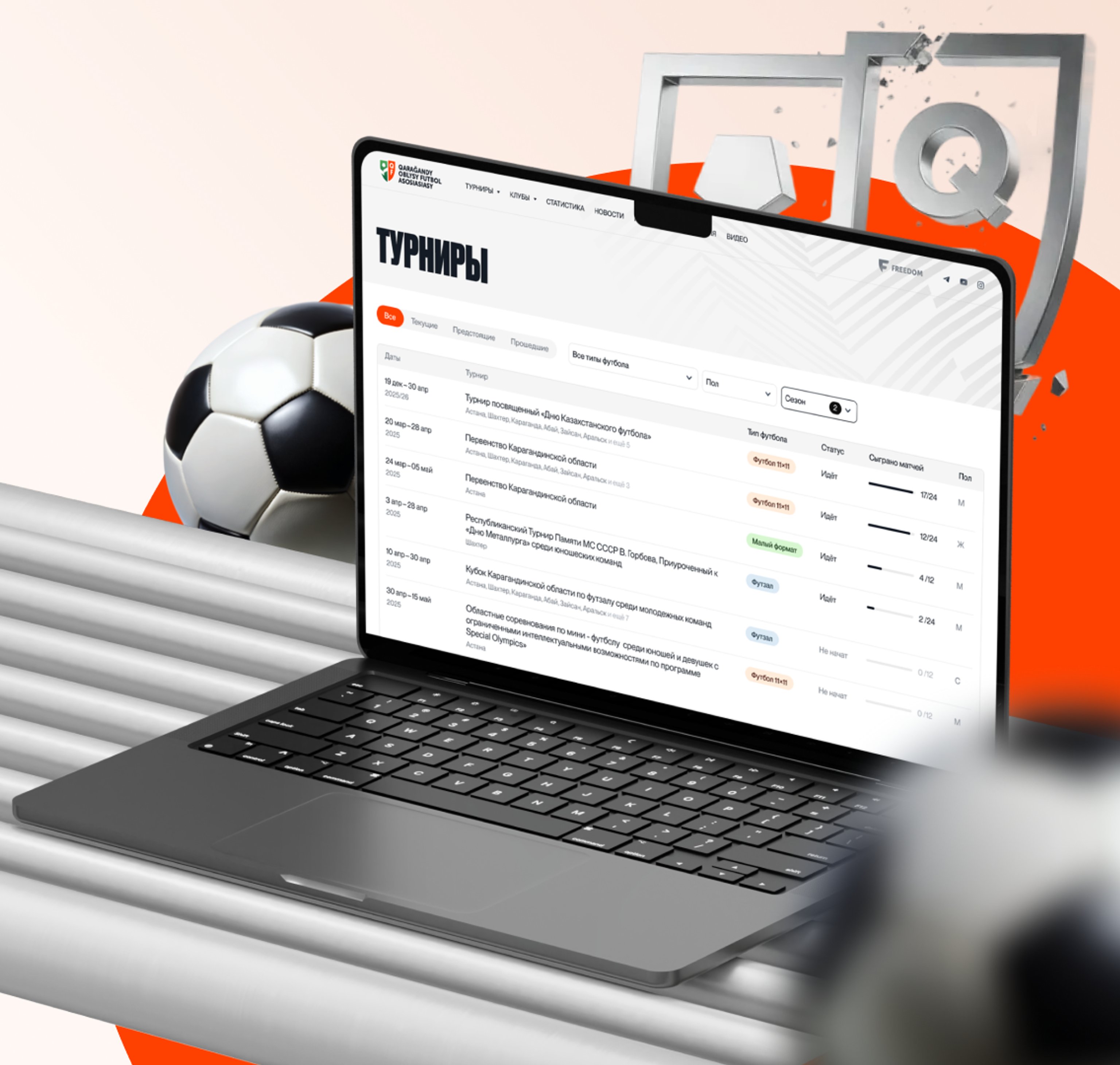 MVP футбольной IT-платформы