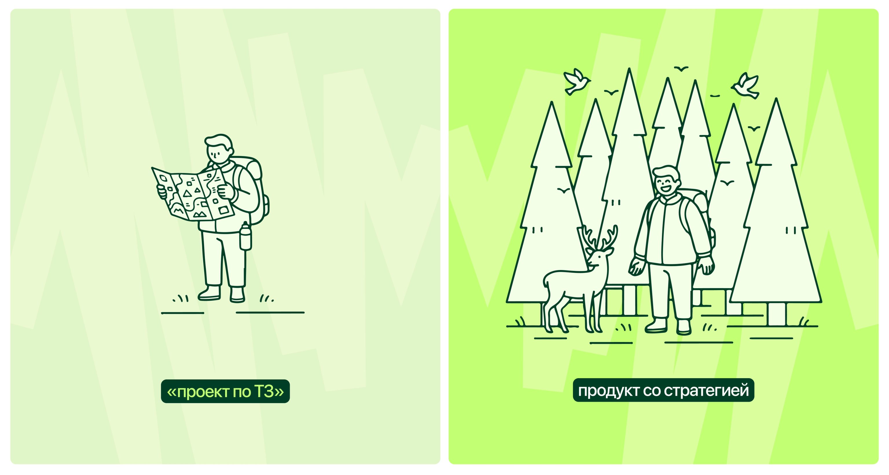 Сравнение стандартного и продуктового подхода