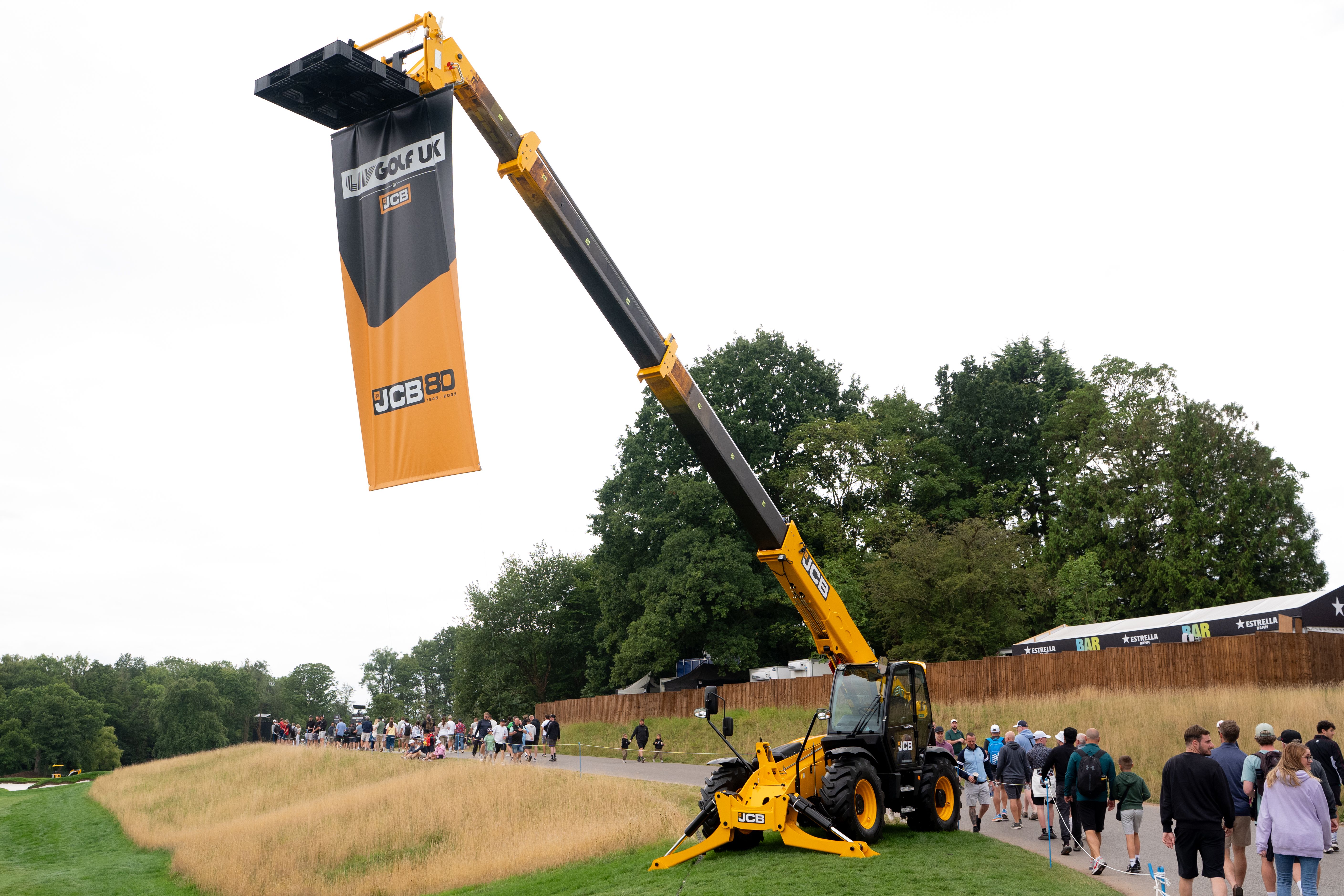 JCB on the Greens