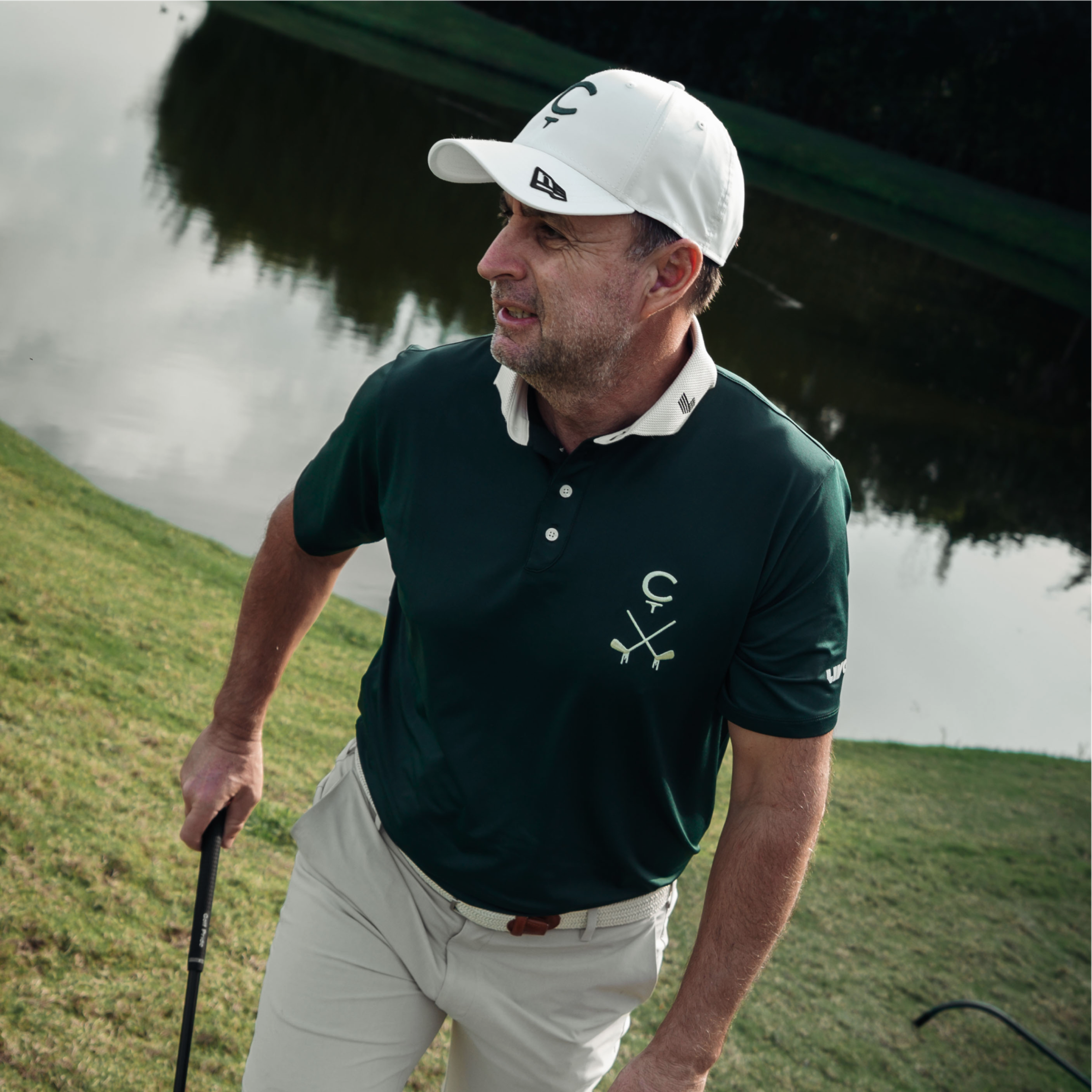 Cleeks Golf Club Athlete Polo - Pine Grove
