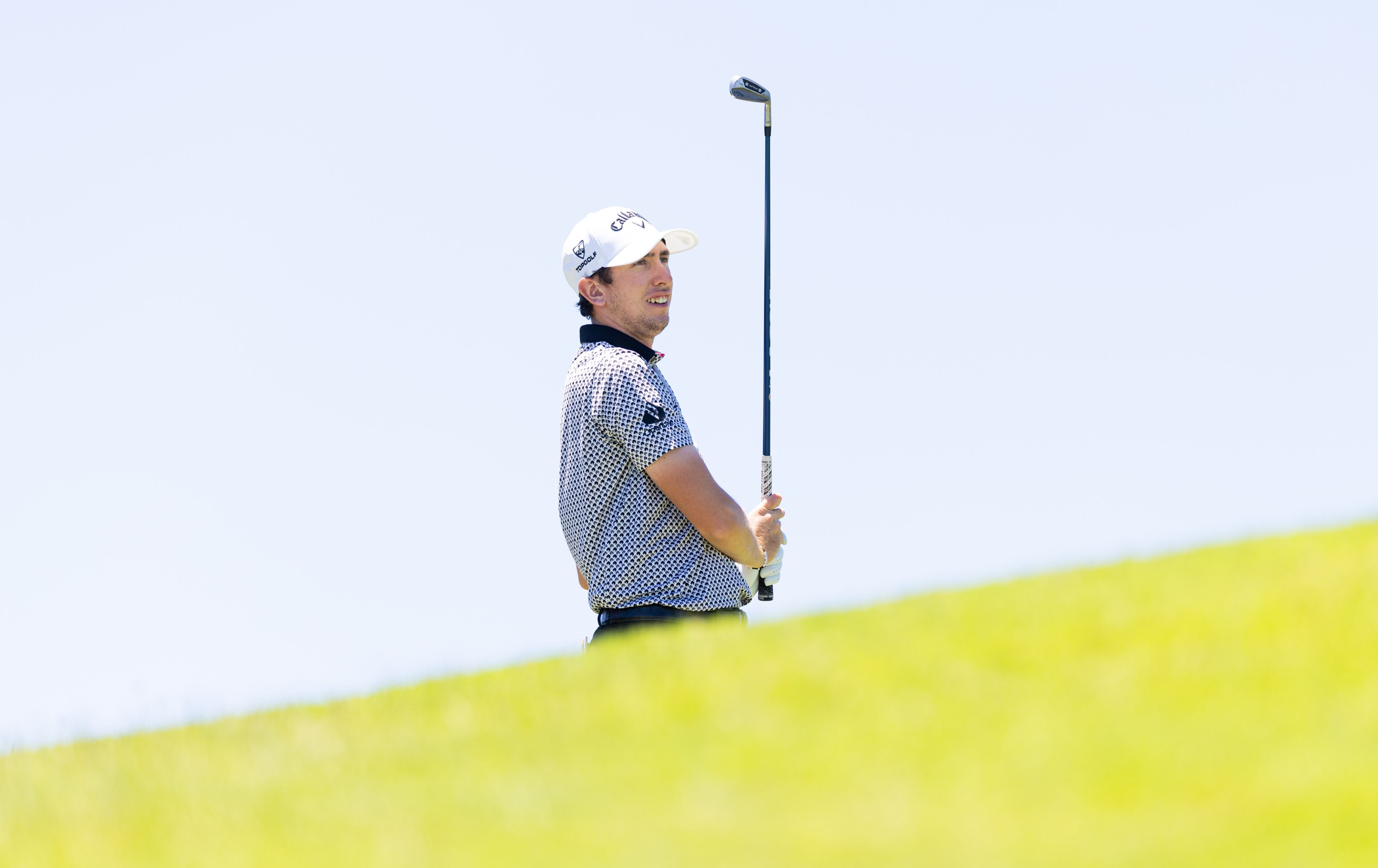 Tom McKibbin went low in Round 1 of the Genesis Scottish Open. (Photo by LIV Golf)