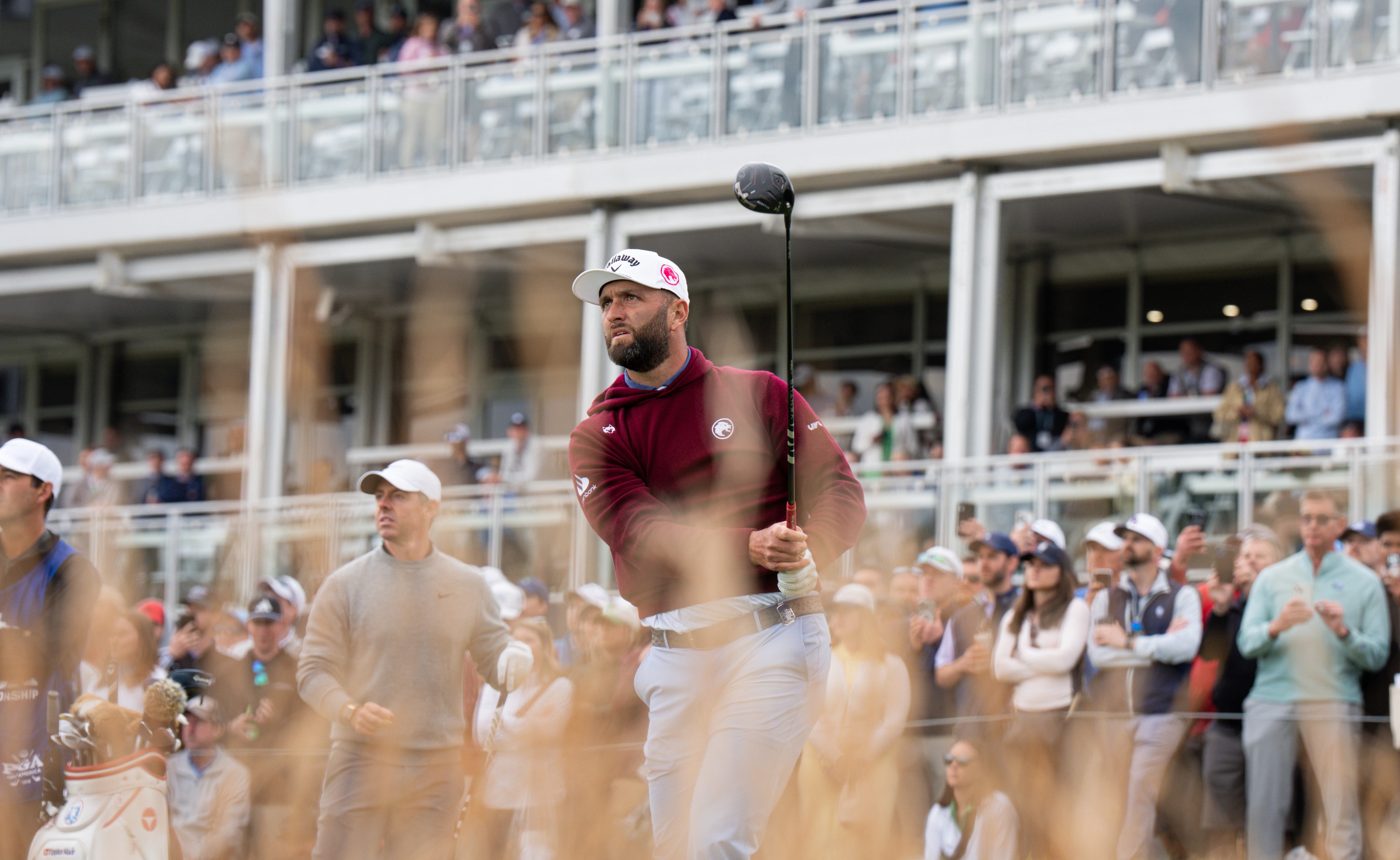 Rahm making weekend charge at PGA Championship