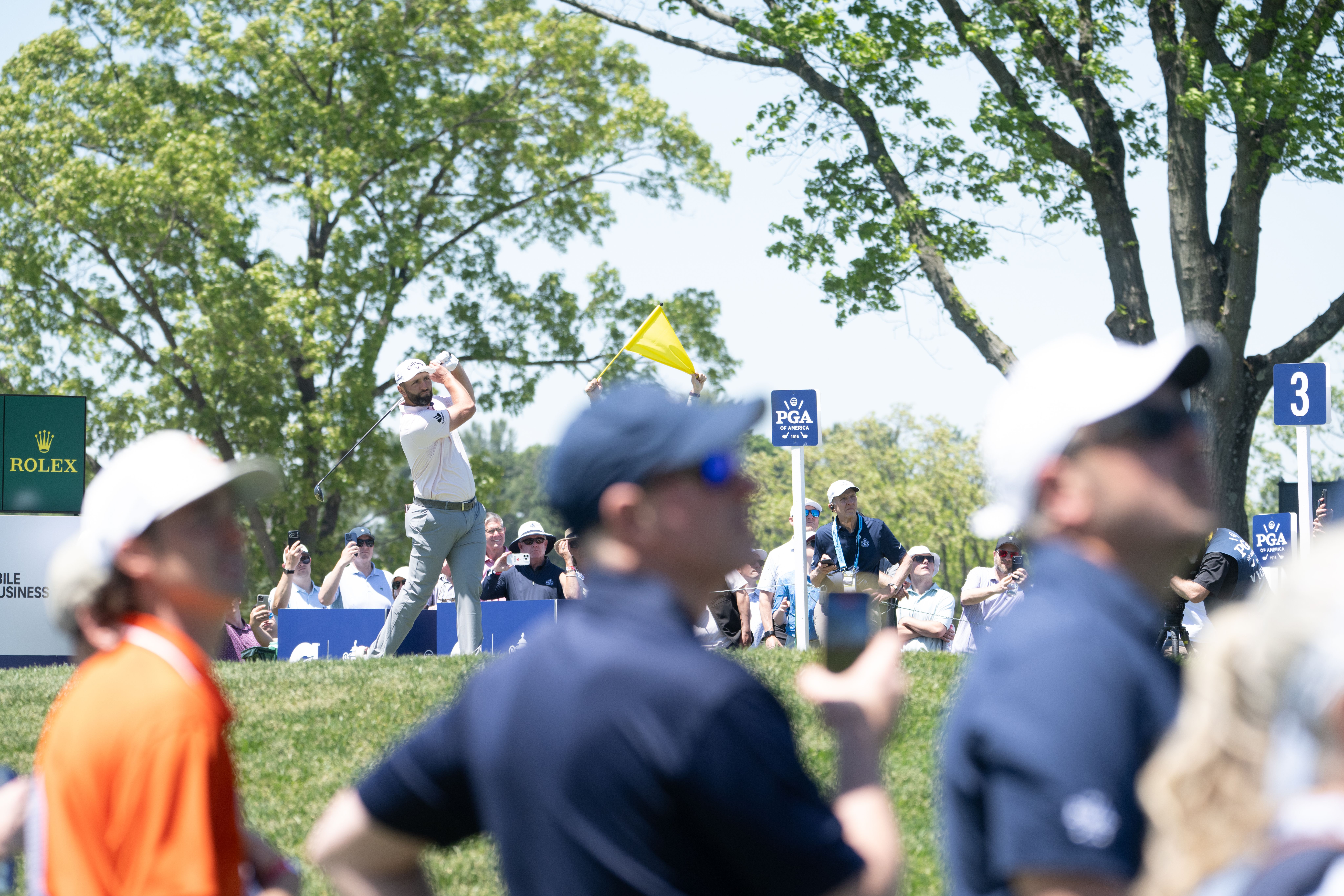 Rahm firmly in contention at PGA Championship