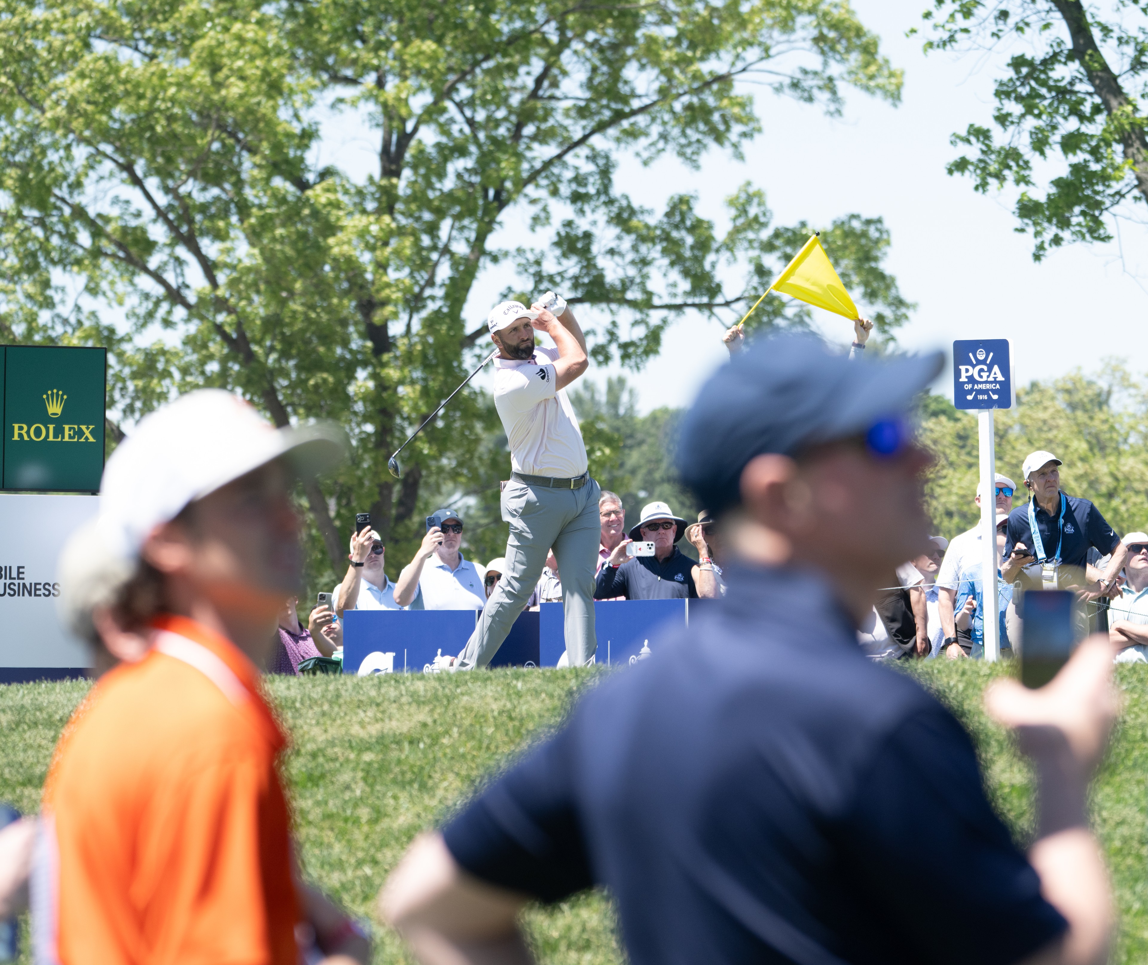 Rahm firmly in contention at PGA Championship