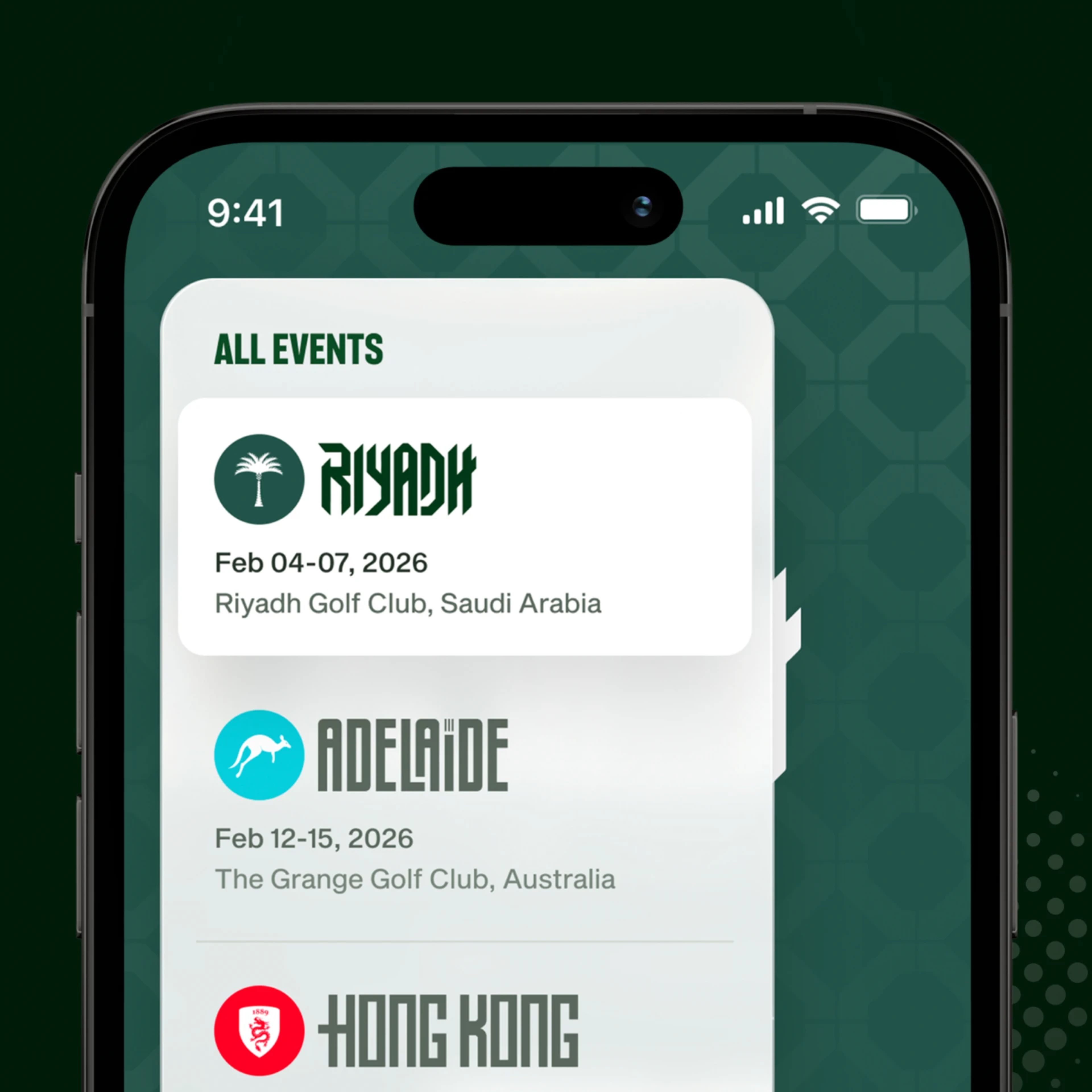 Follow the players and teams you care about.