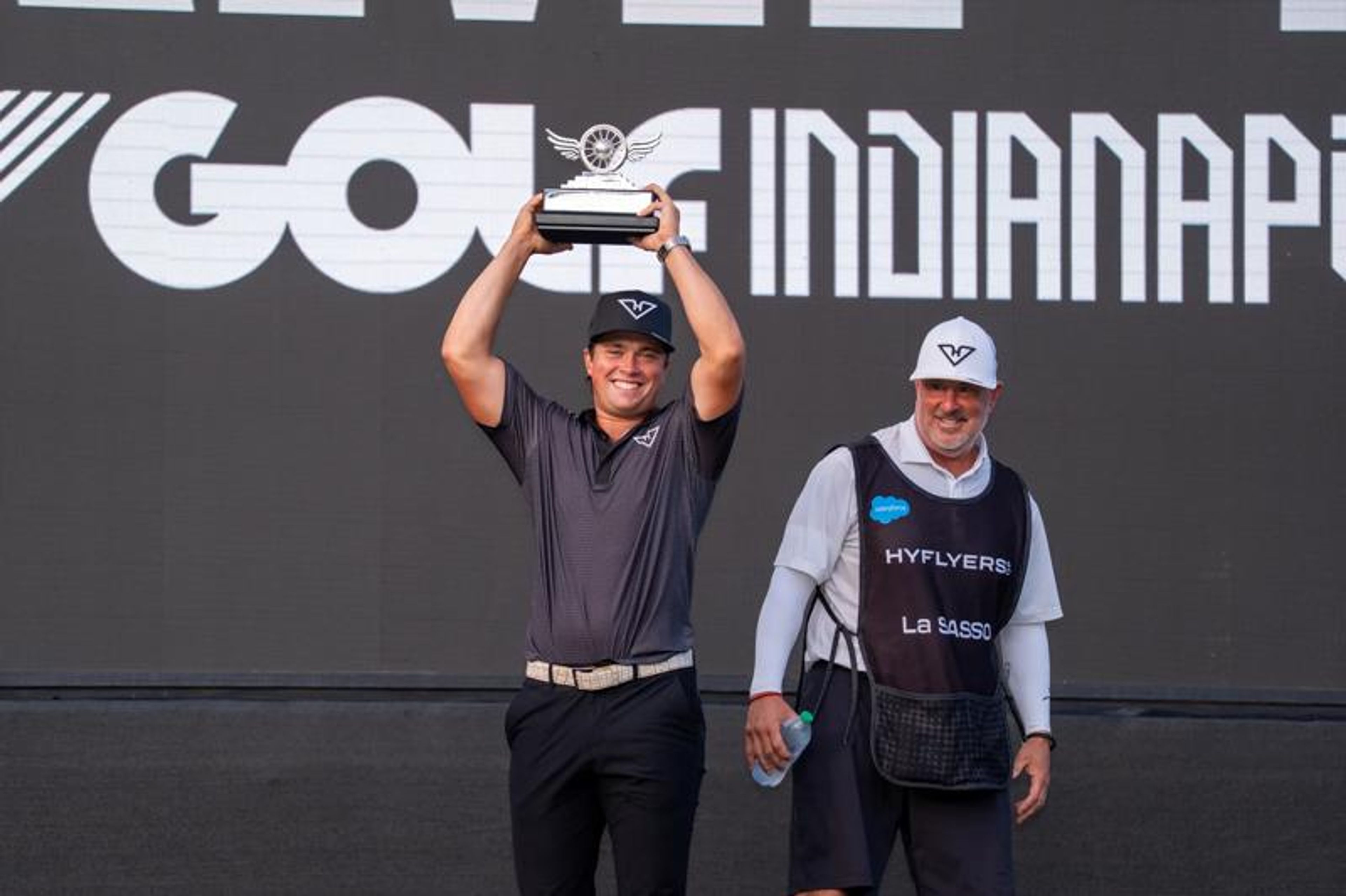 Michael La Sasso Celebrates Win at LIV Golf Indianapolis