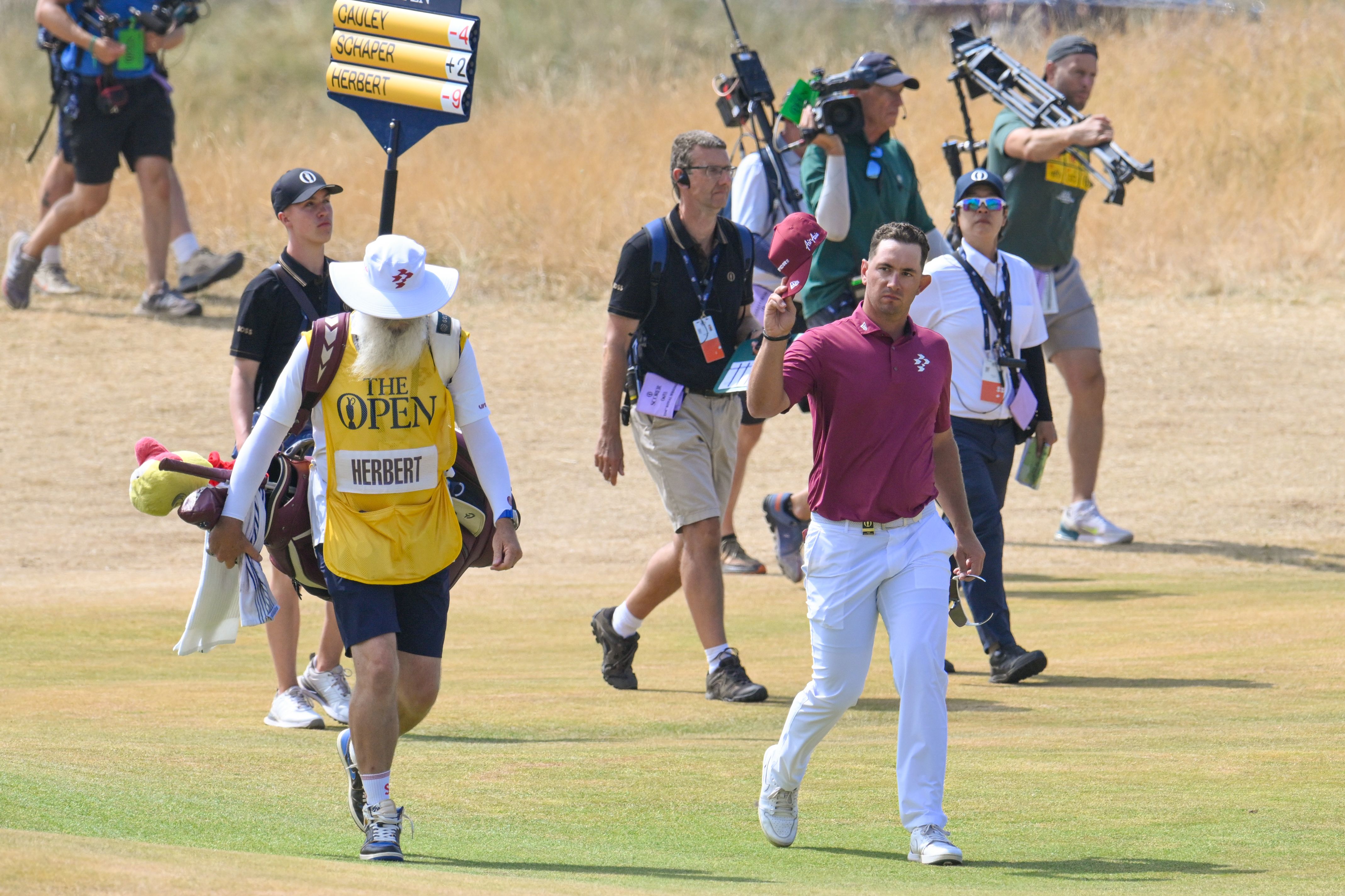 Lucas Herbert shot 62 on Friday at The Open.
