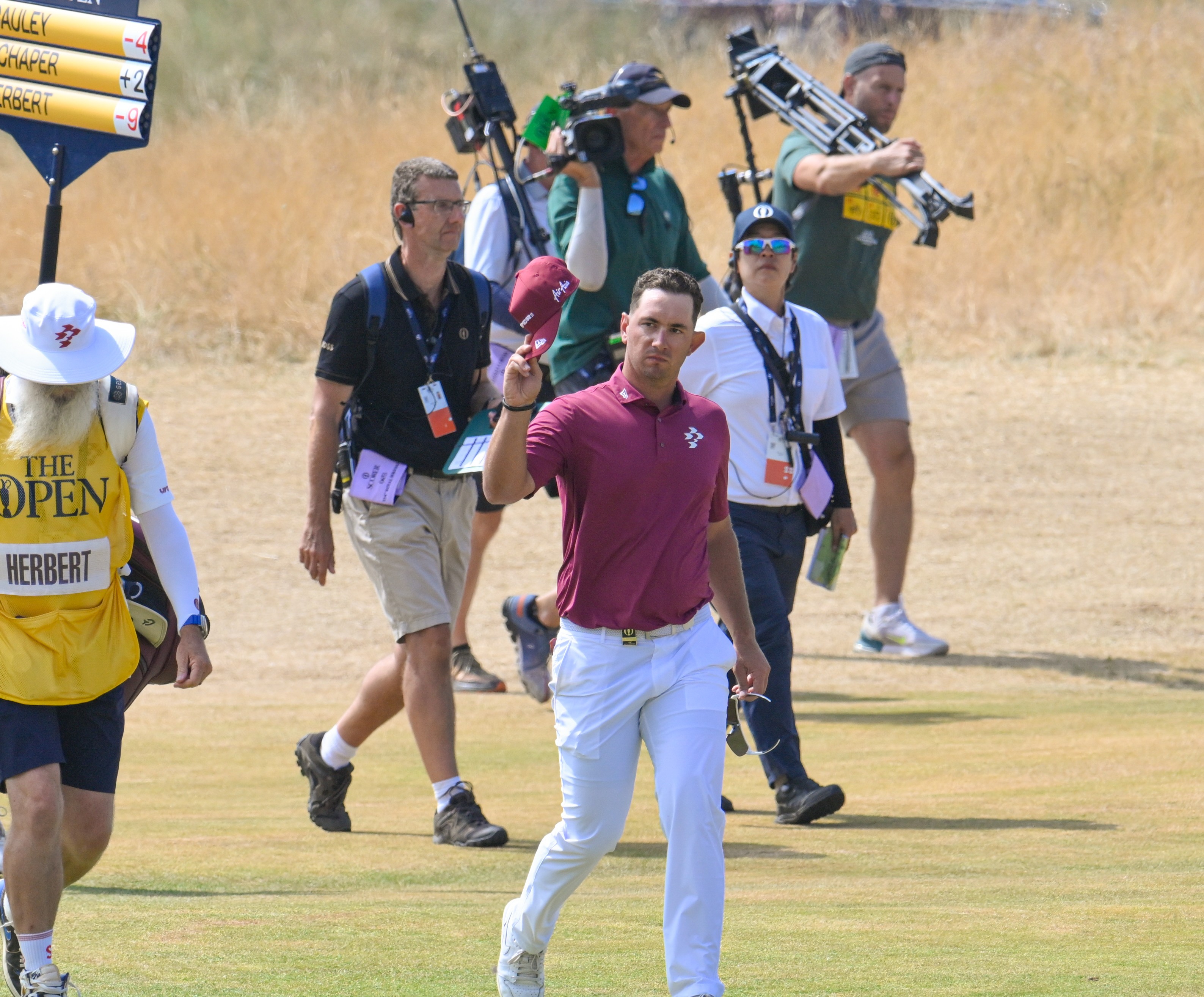 Lucas Herbert shot 62 on Friday at The Open.