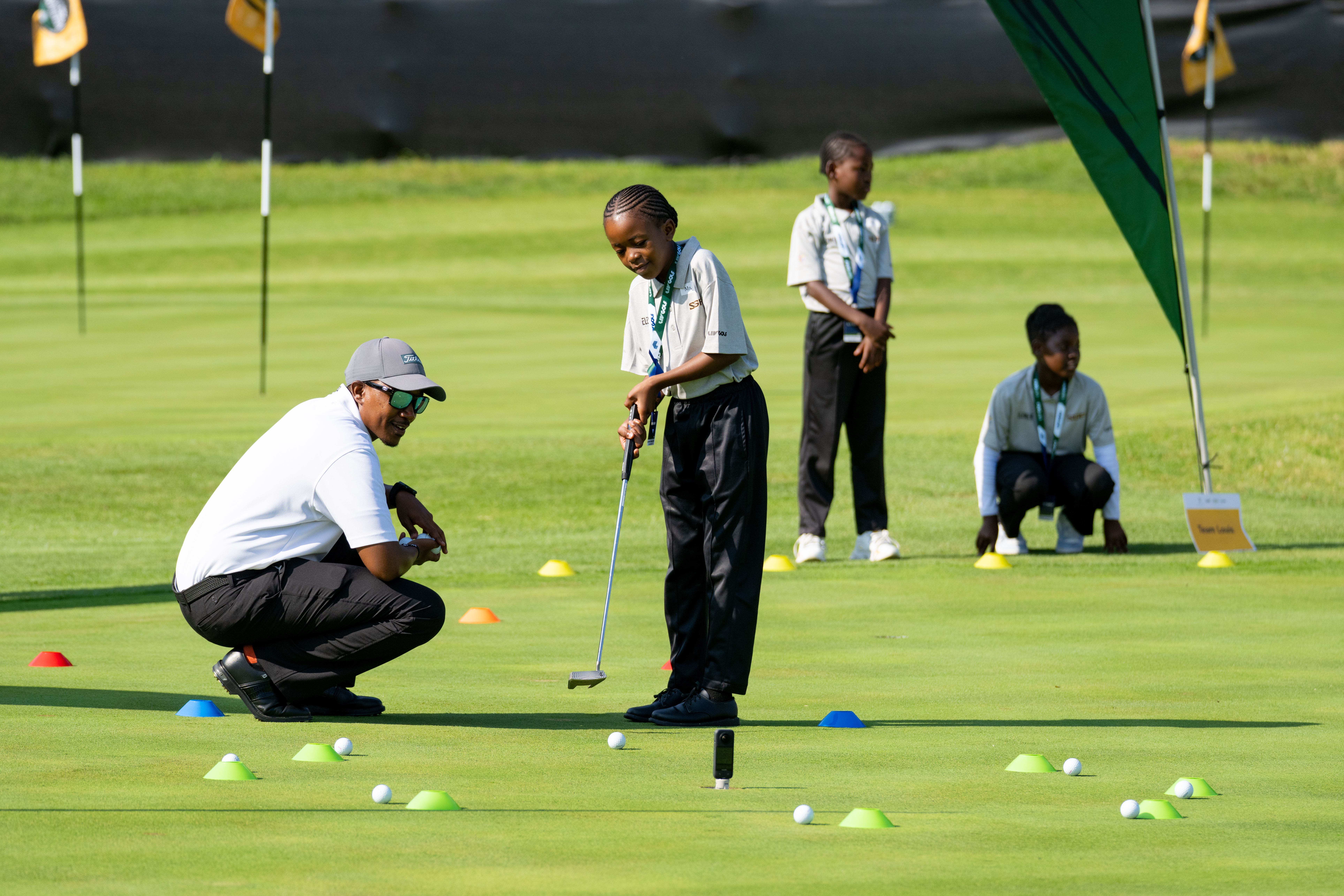 Southern Guards GC inspire youth at Steyn City Clinic