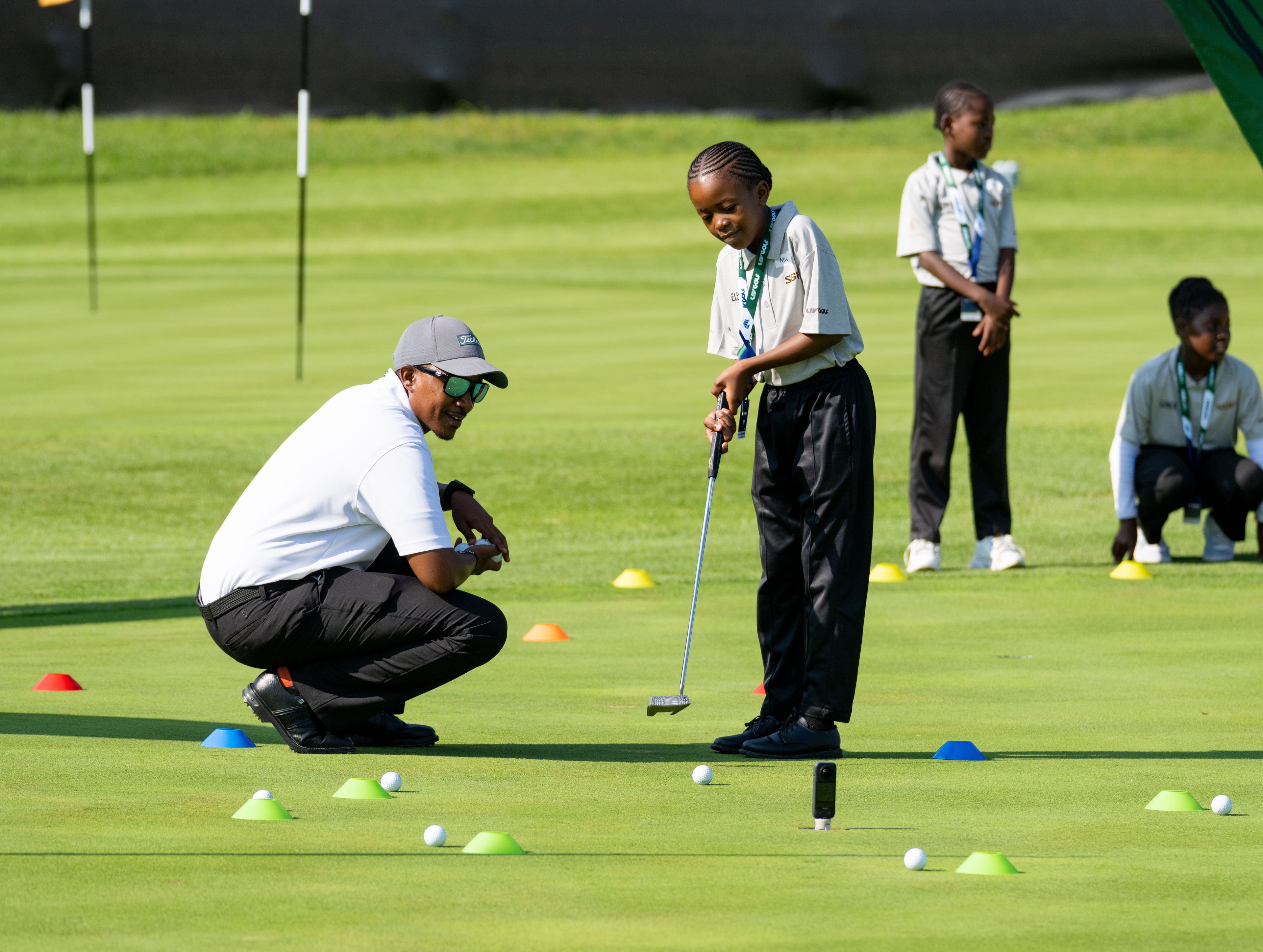 Southern Guards GC inspire youth at Steyn City Clinic