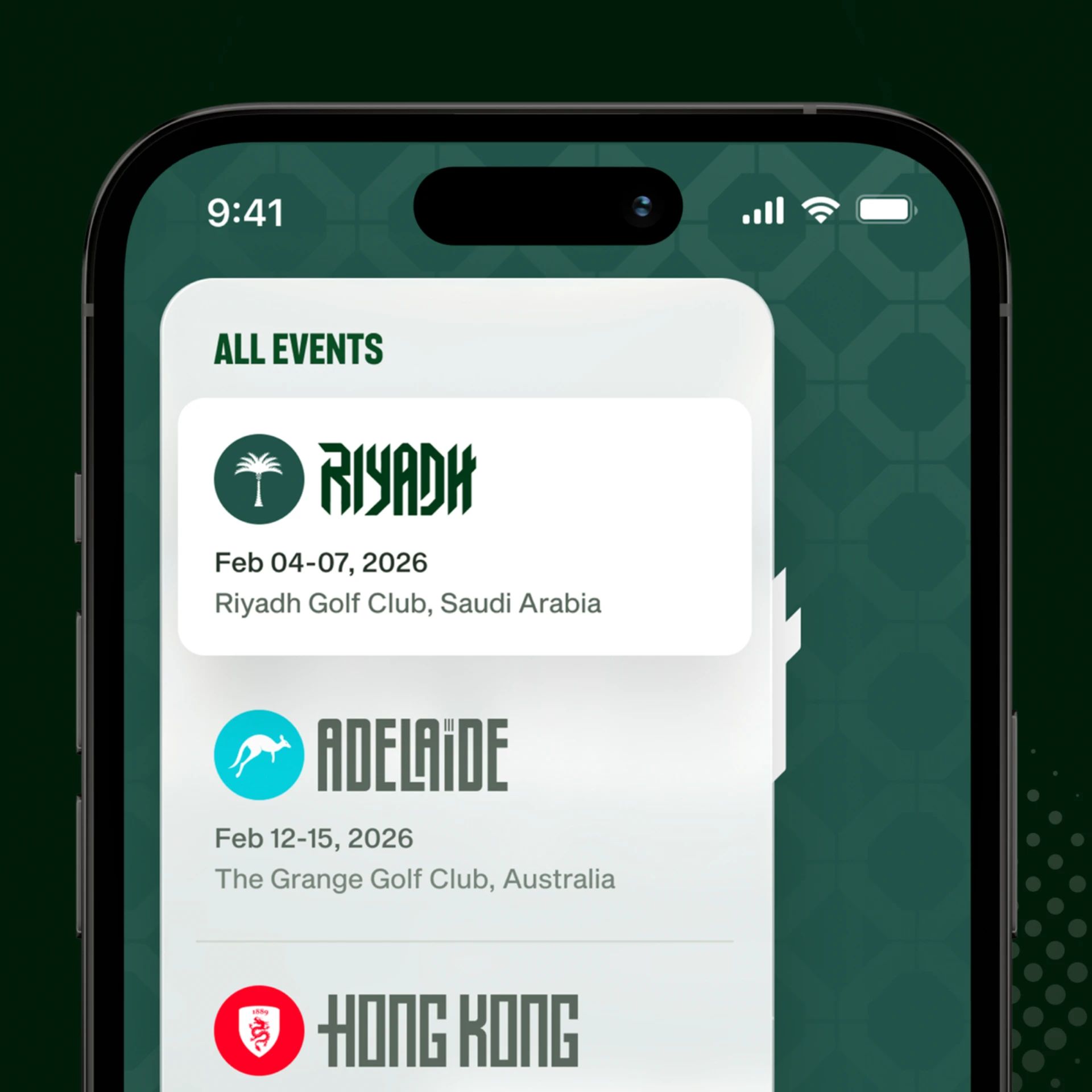 Follow the players and teams you care about.